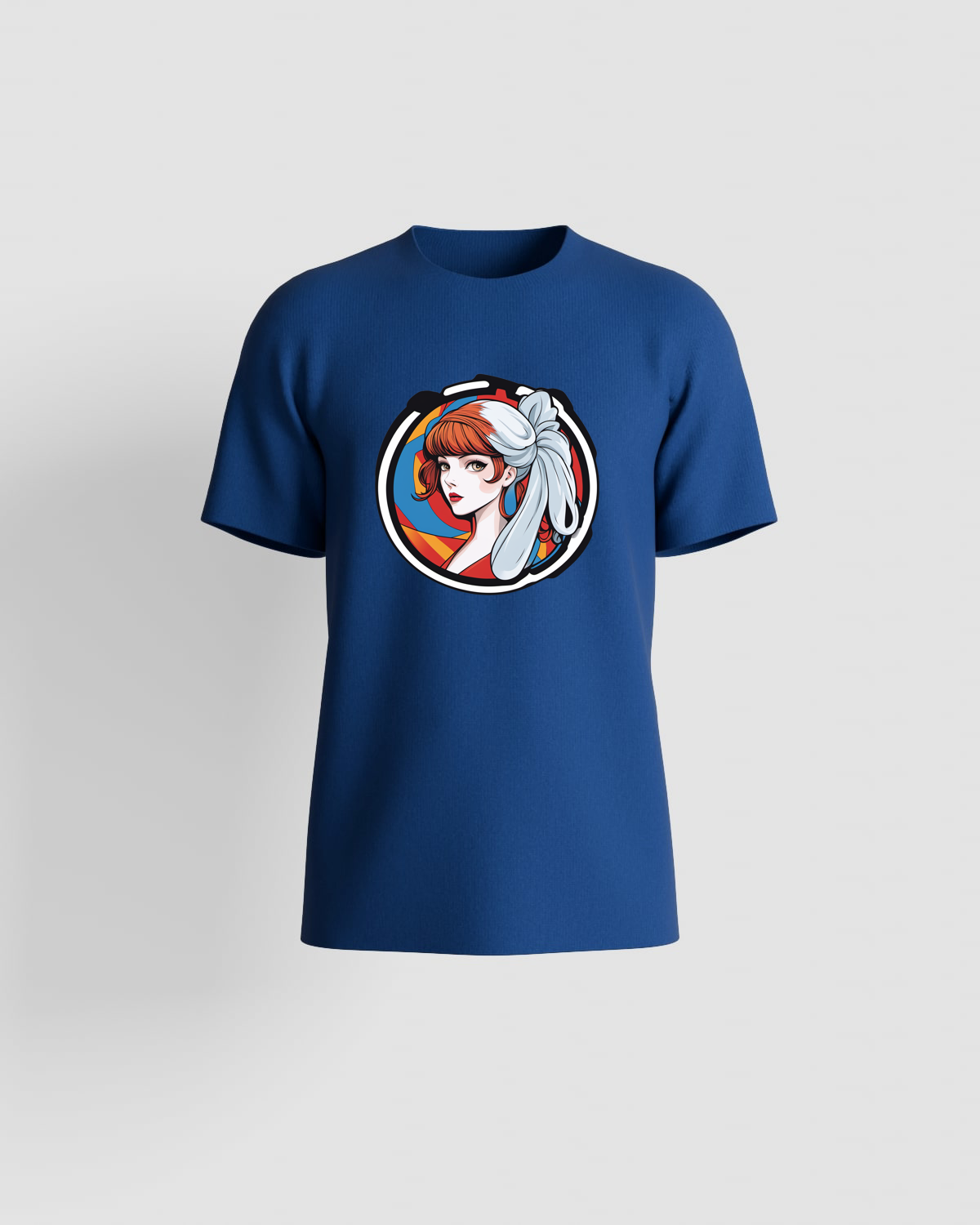 Blue T-Shirt Classic Crew Neck 59