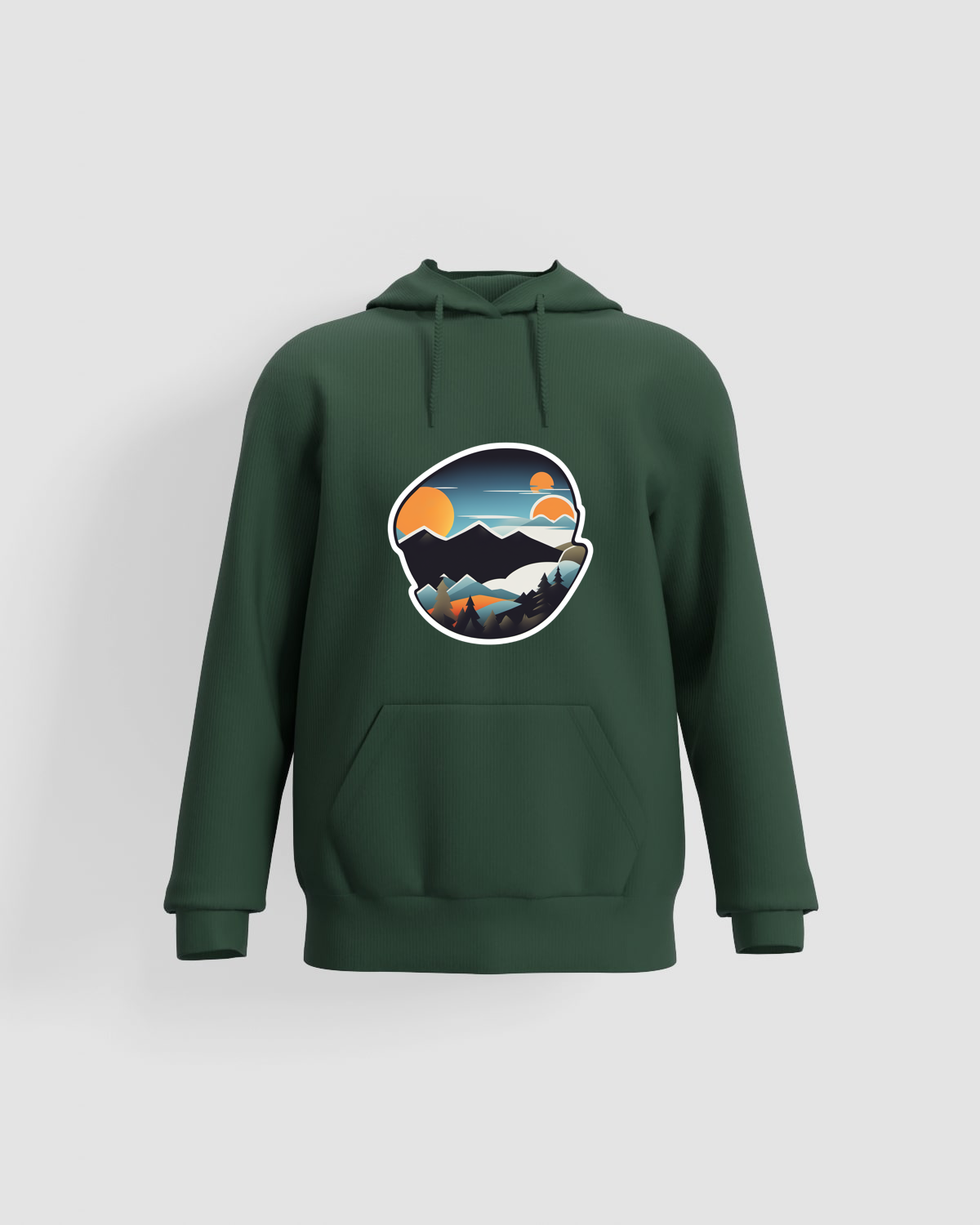 Green Brushed Organic Cotton Sweatshirt 59