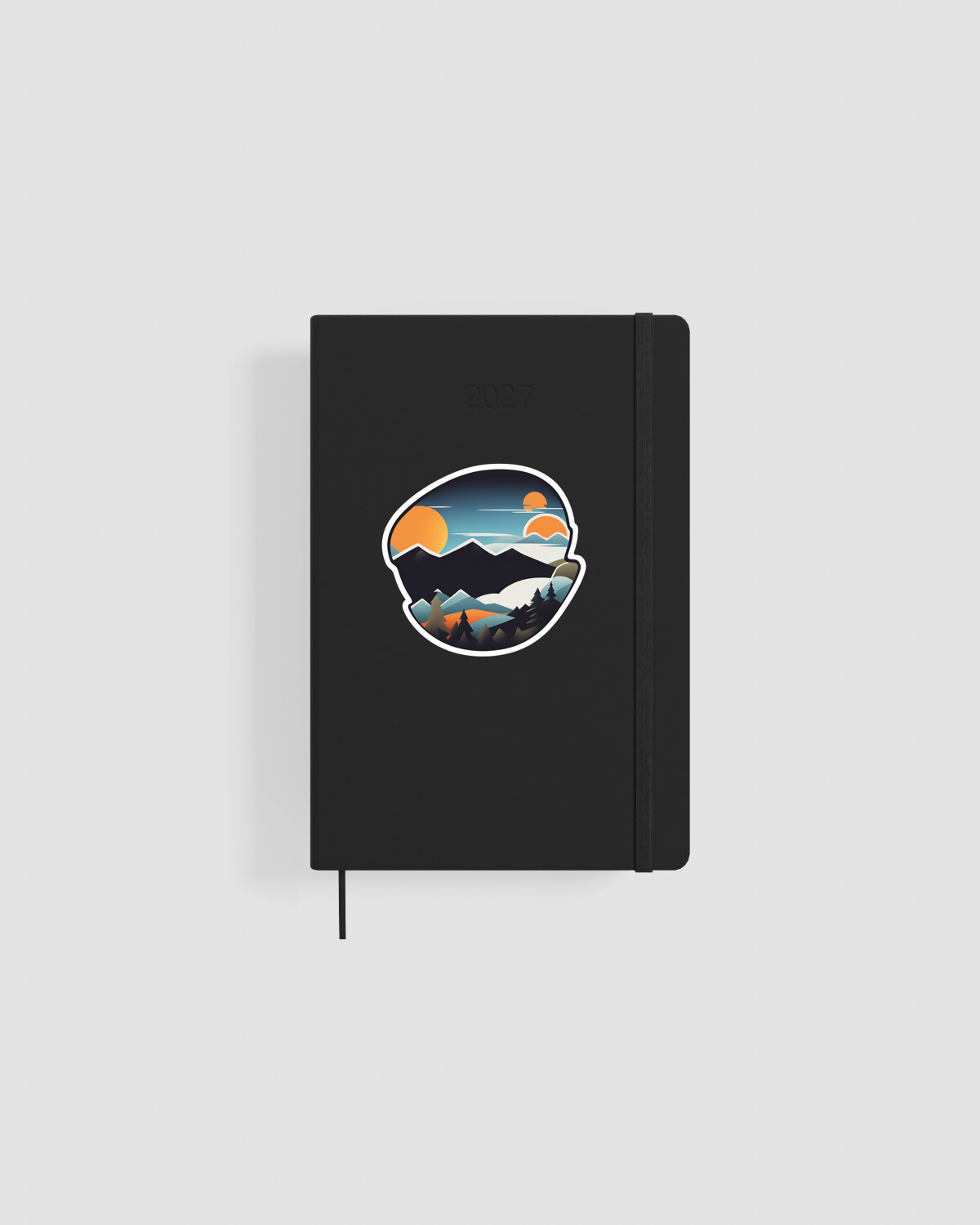Custom Planner with Bold Graphic Design