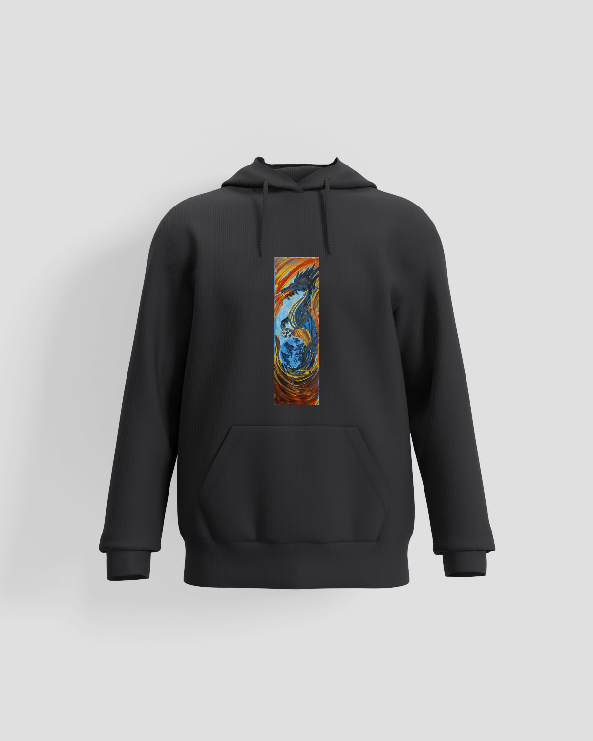 Hoodie, customizable, 80% cotton, Black 59