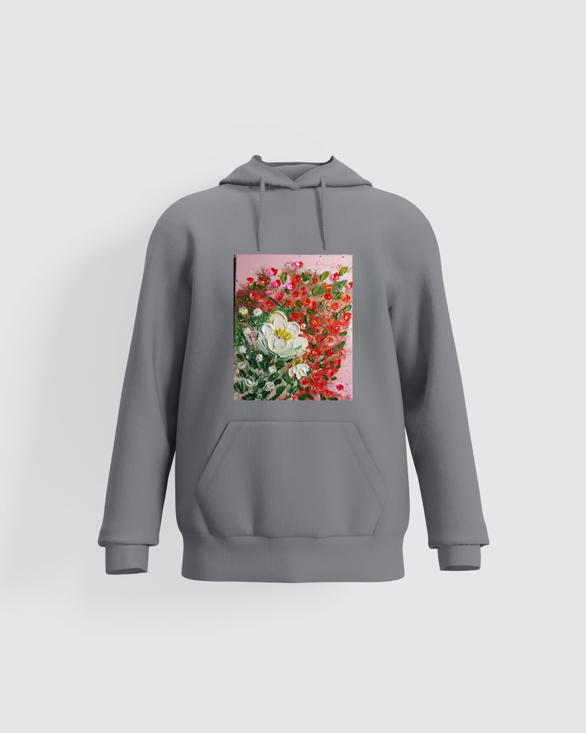 Grey Unisex Brushed Organic Cotton Sweatshirt 59