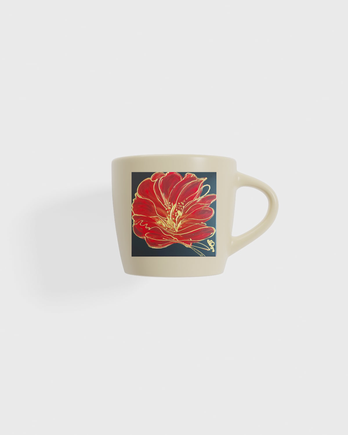 Premium Matte Ceramic Mug with Glossy Interior – Hot & Cold 59