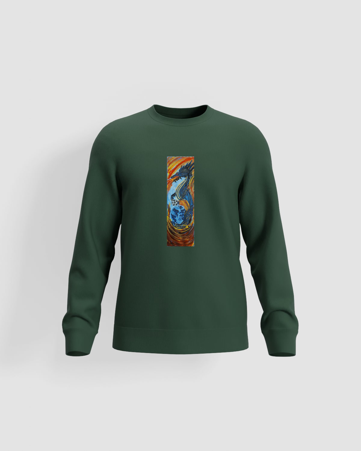 Green Brushed Organic Sweatshirt 59