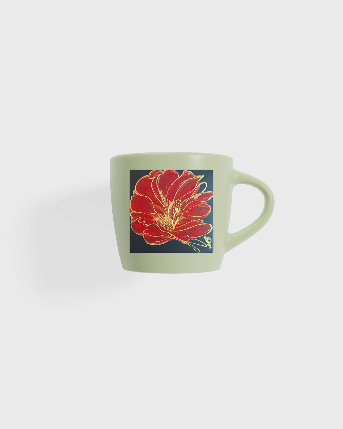 Matte Exterior Ceramic Mug with Glossy Interior 59