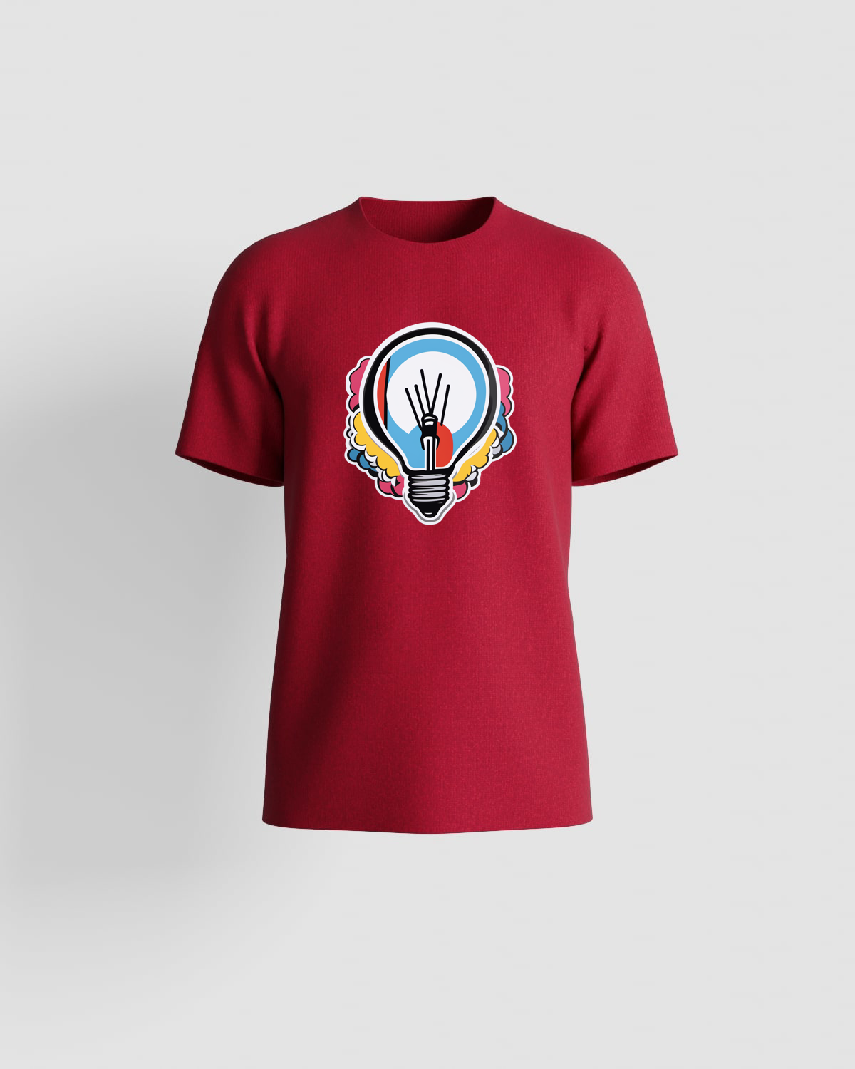 Red T-Shirt, Organic Cotton, Modern Fit 59