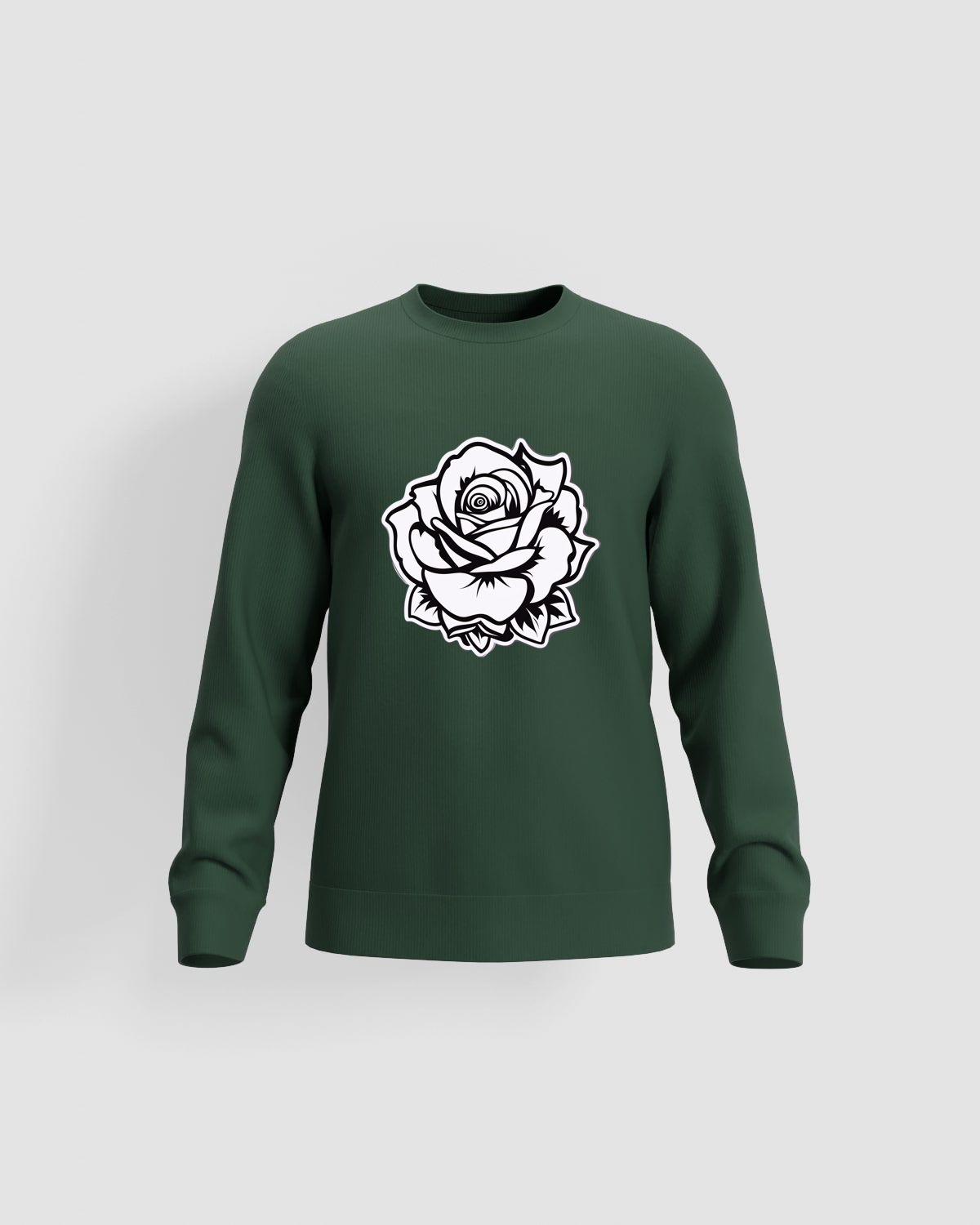 Green Brushed Sweatshirt – Organic Cotton Comfort 59