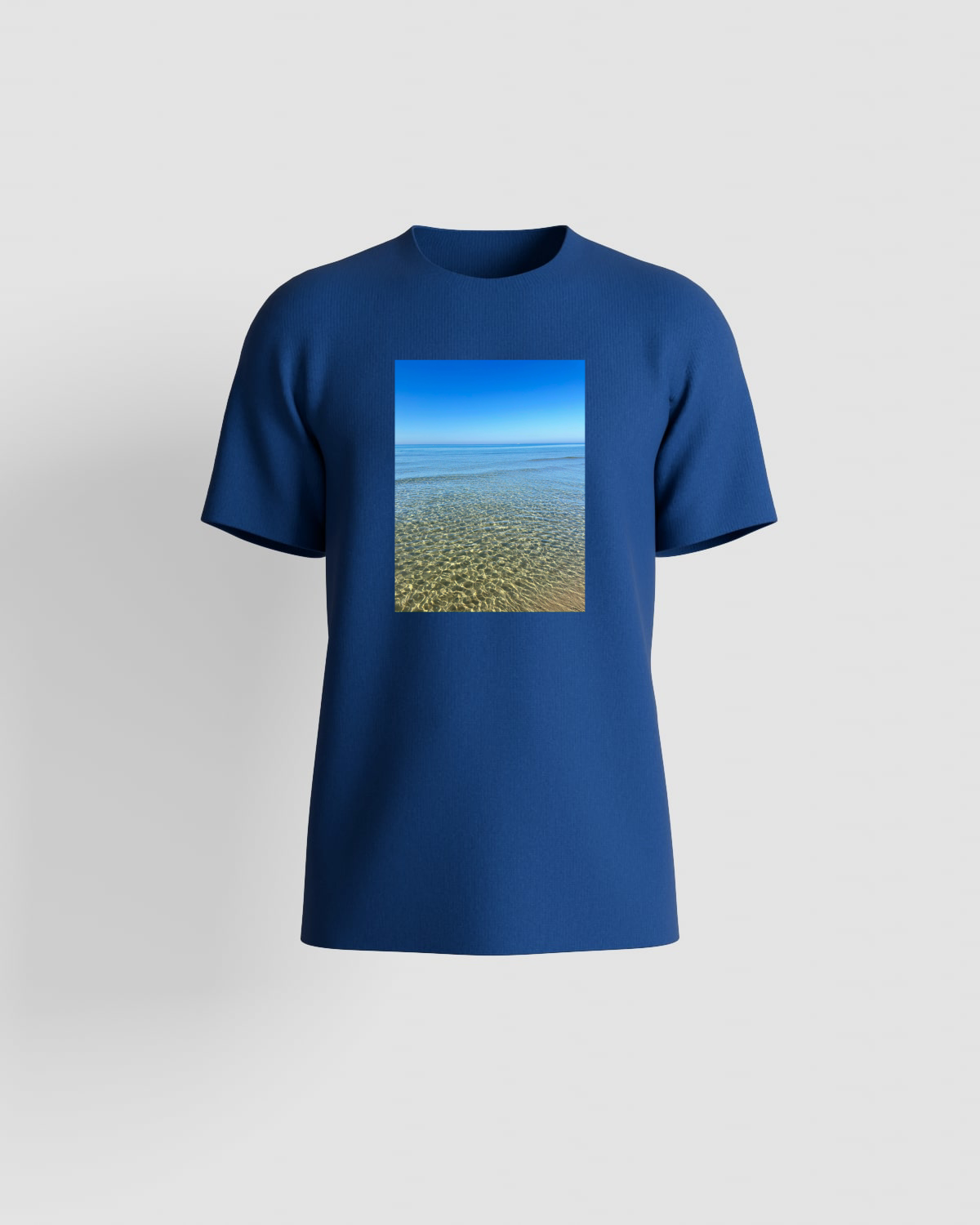 Blue T-Shirt with Bold Graphic 59