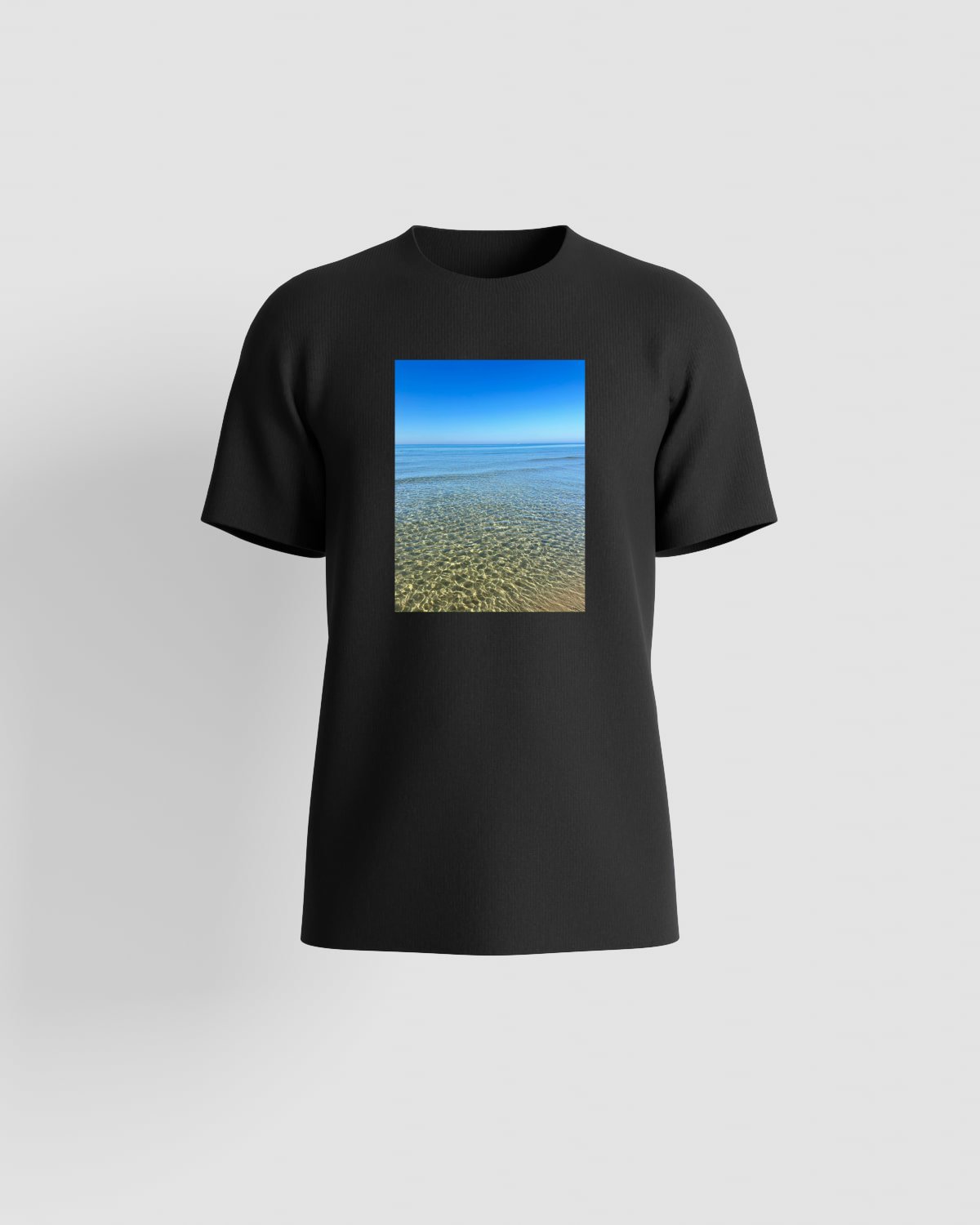 Black T-Shirt – Crew Neck Eco‑Sustainable Cotton 59