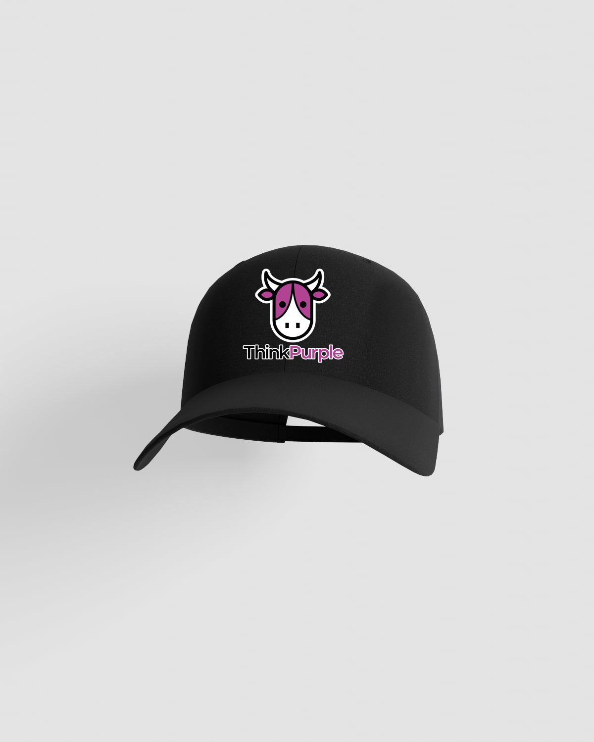 Black 5-Panel Cotton Cap with Velcro 59