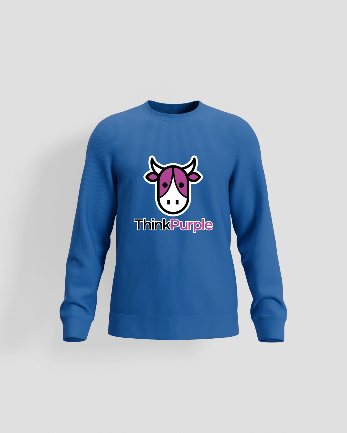 Blue Brushed Organic Sweatshirt – Soft Comfort 59