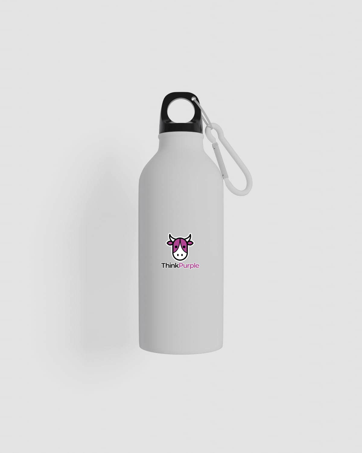 Eco-Friendly Recycled Aluminum Water Bottle with Carabiner 59