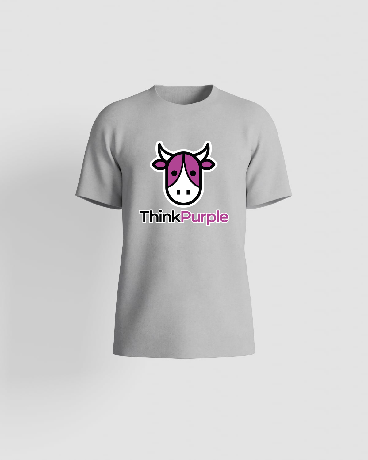 Grey T-Shirt with Minimalist Design 59