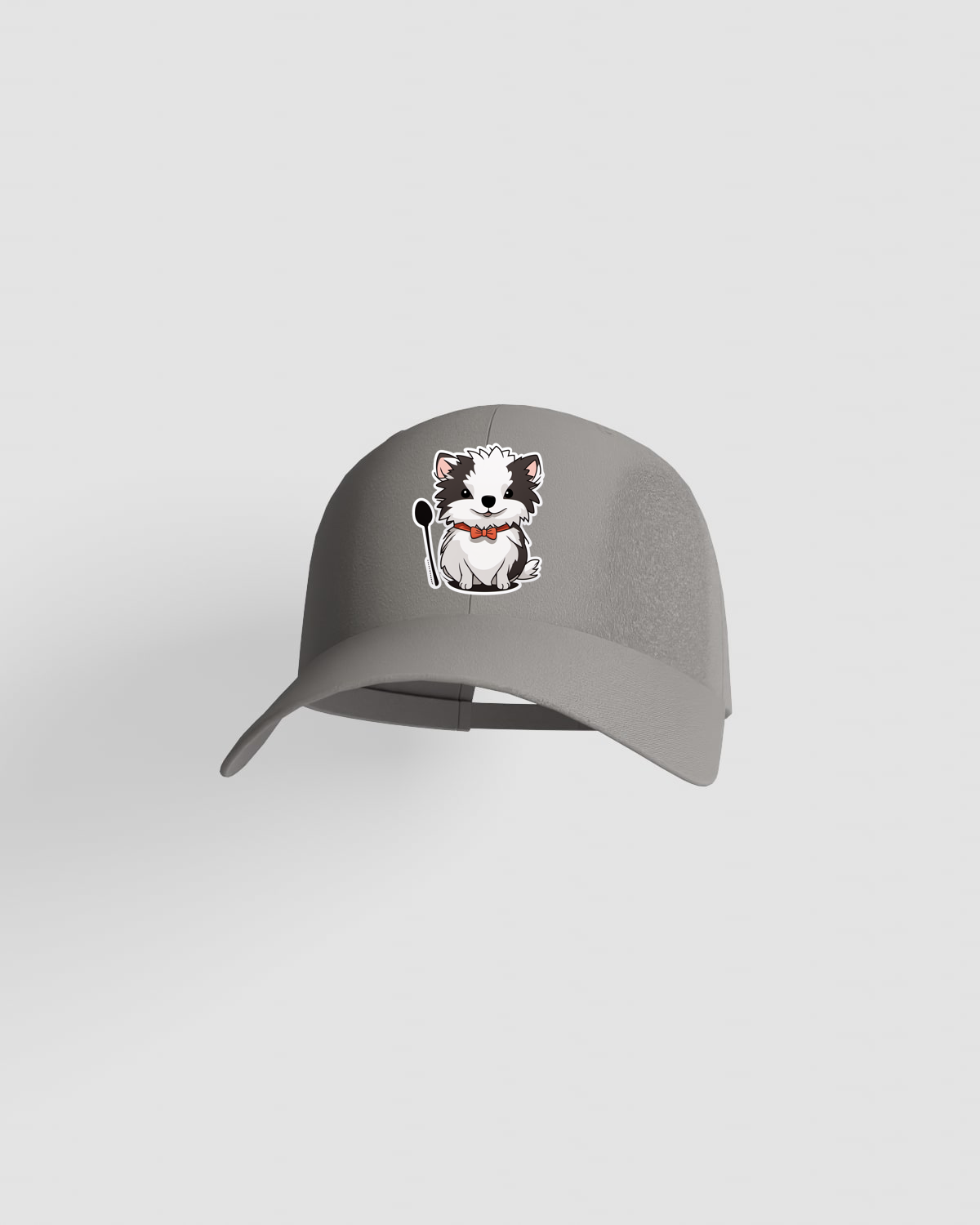 Grey Cap with Adjustable Velcro Closure 59