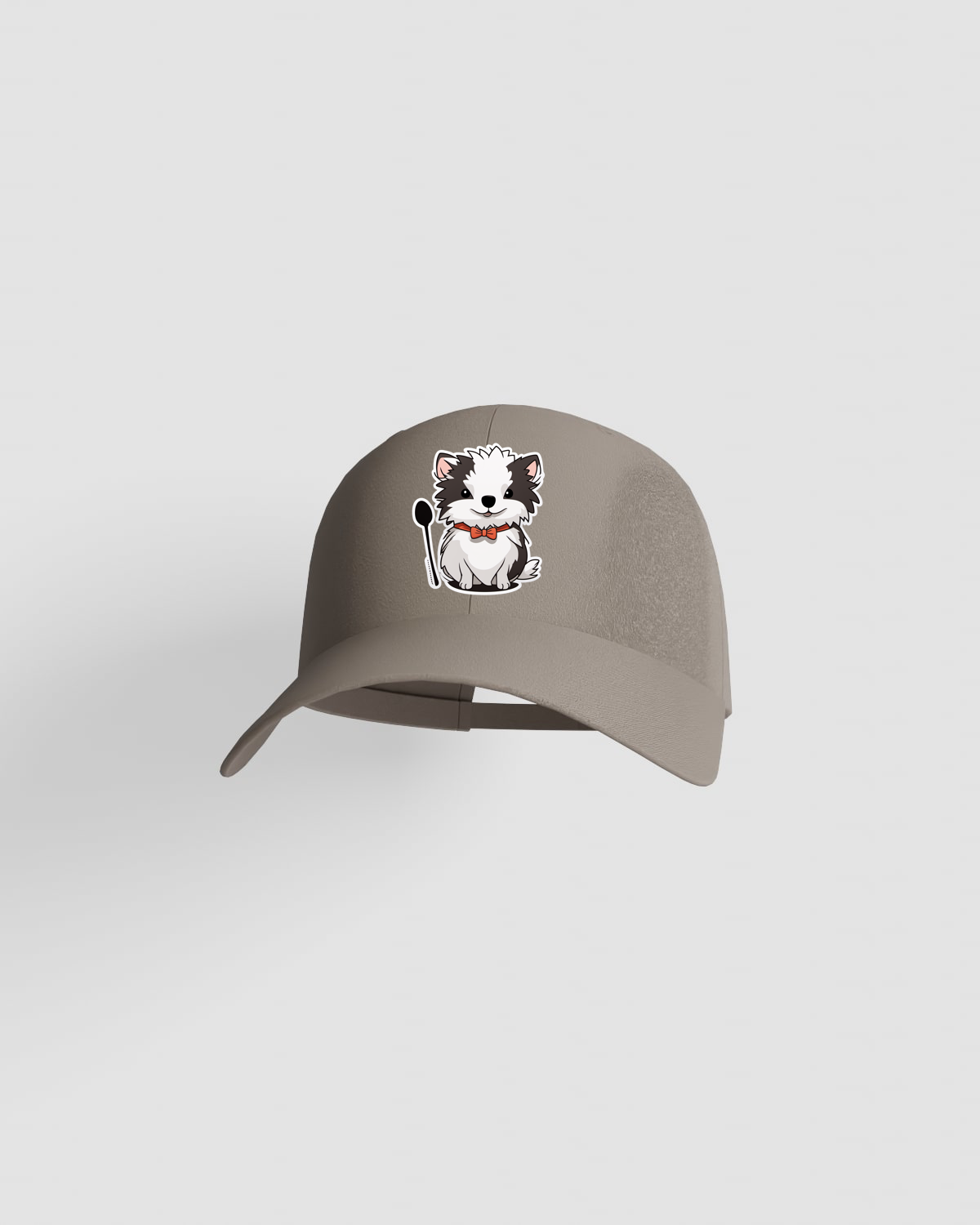 Khaki Cap with Adjustable Velcro Closure 59
