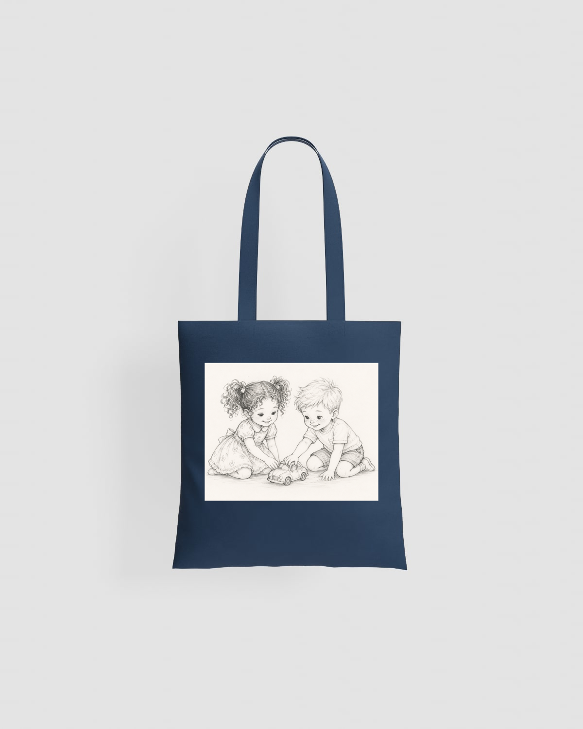 Tote Bag – Durable Smooth Cotton, 67cm Handles 59