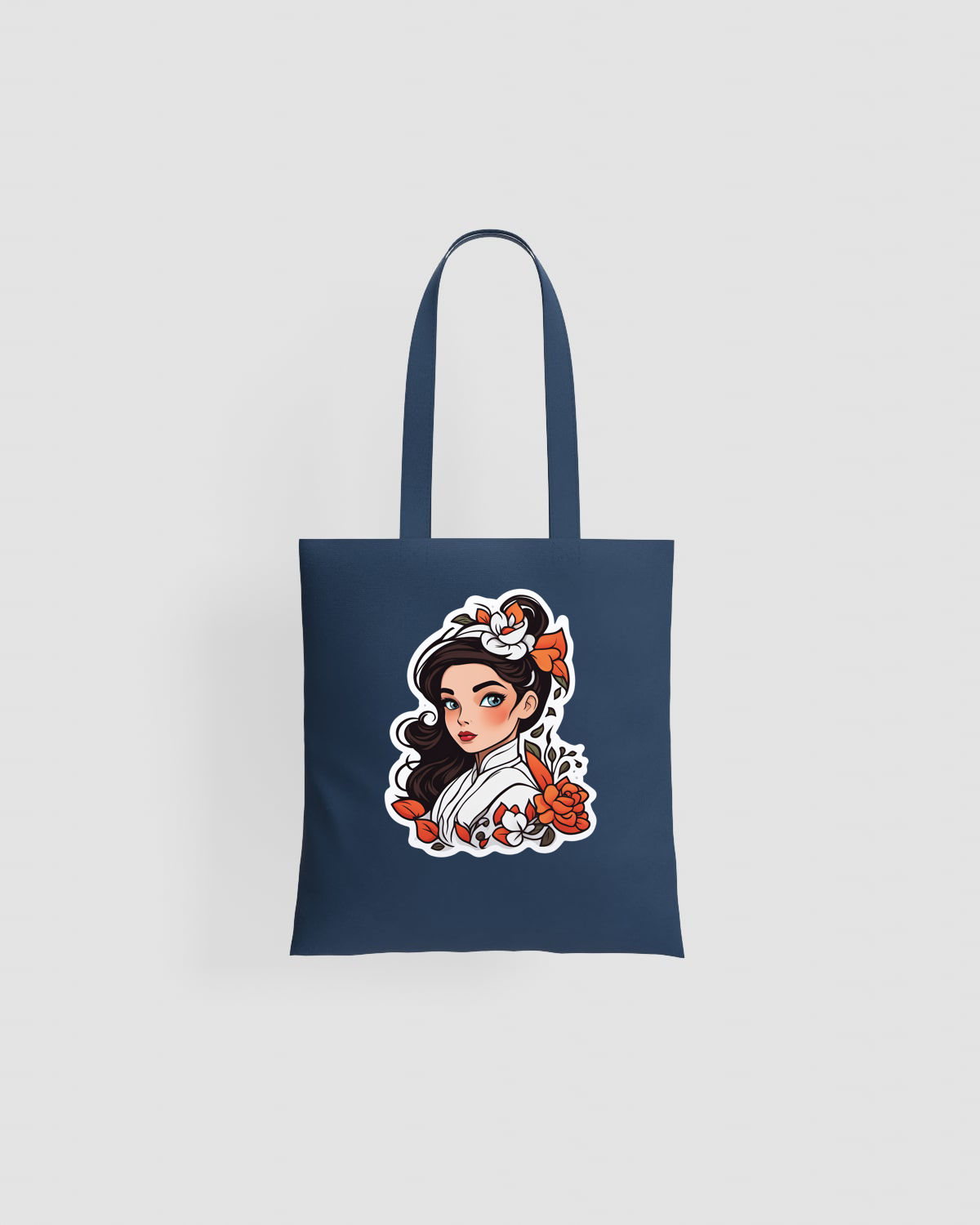 Customizable Cotton Tote Bag with 67cm Handles 59
