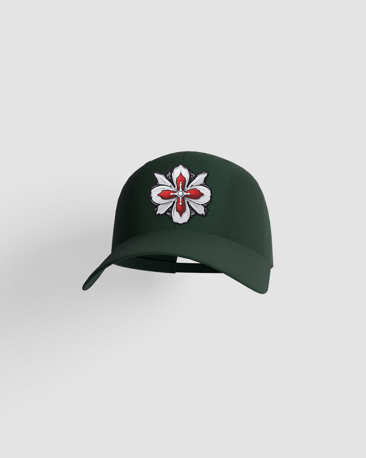 Green Cap with Adjustable Velcro Closure 59