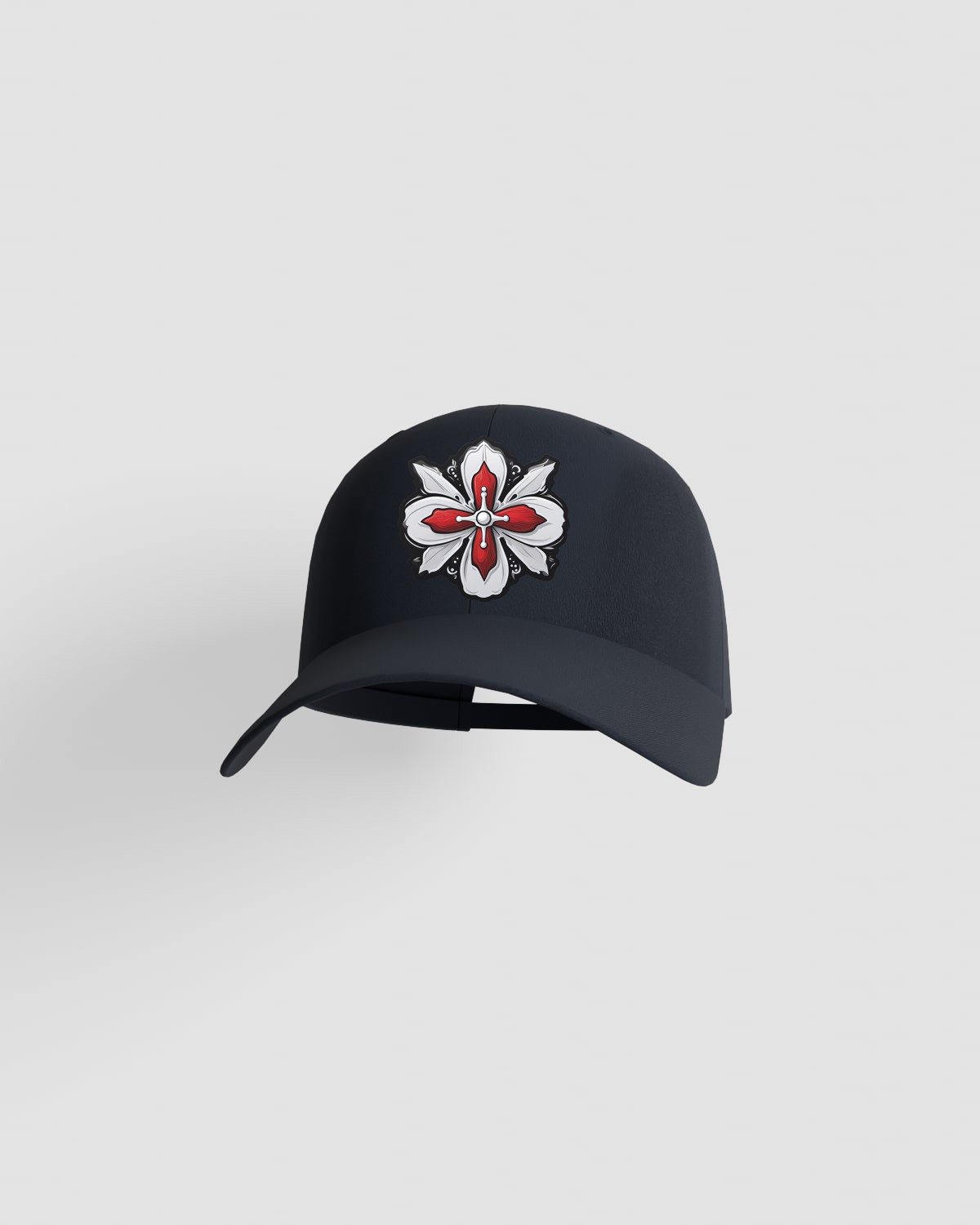 Navy 5-Panel Cotton Cap with Velcro Closure 59