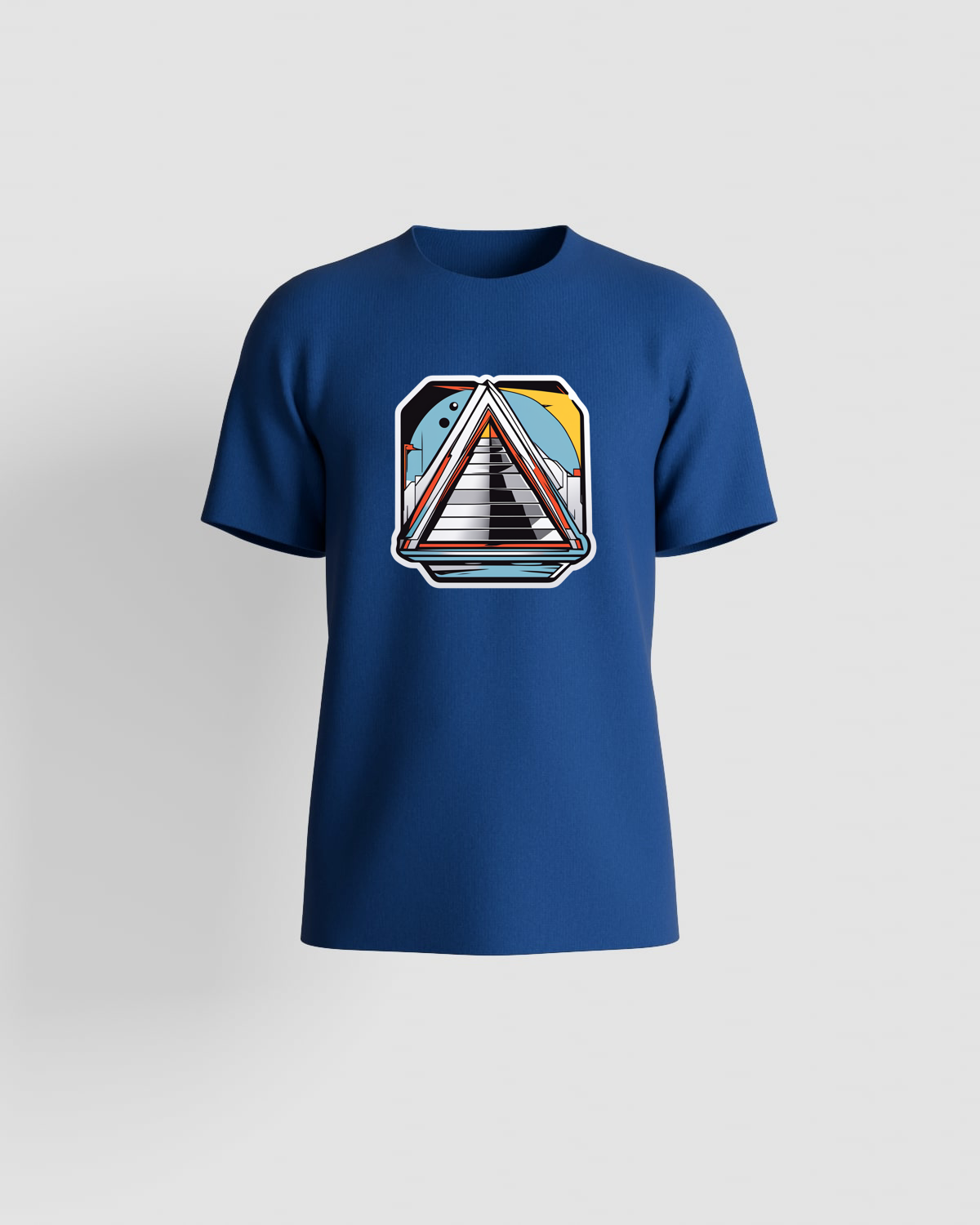 Blue Eco‑Sustainable Organic T‑Shirt, Modern Fit 59