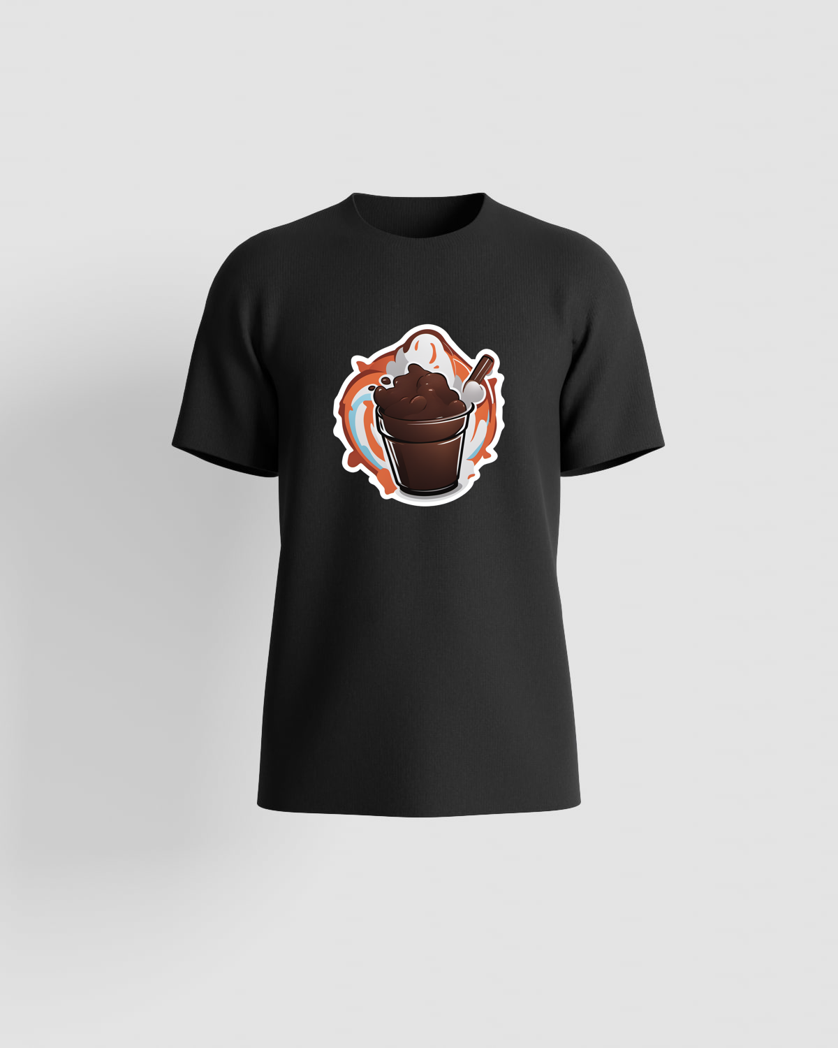 Black Unisex Eco Cotton Crew Neck T‑Shirt 59