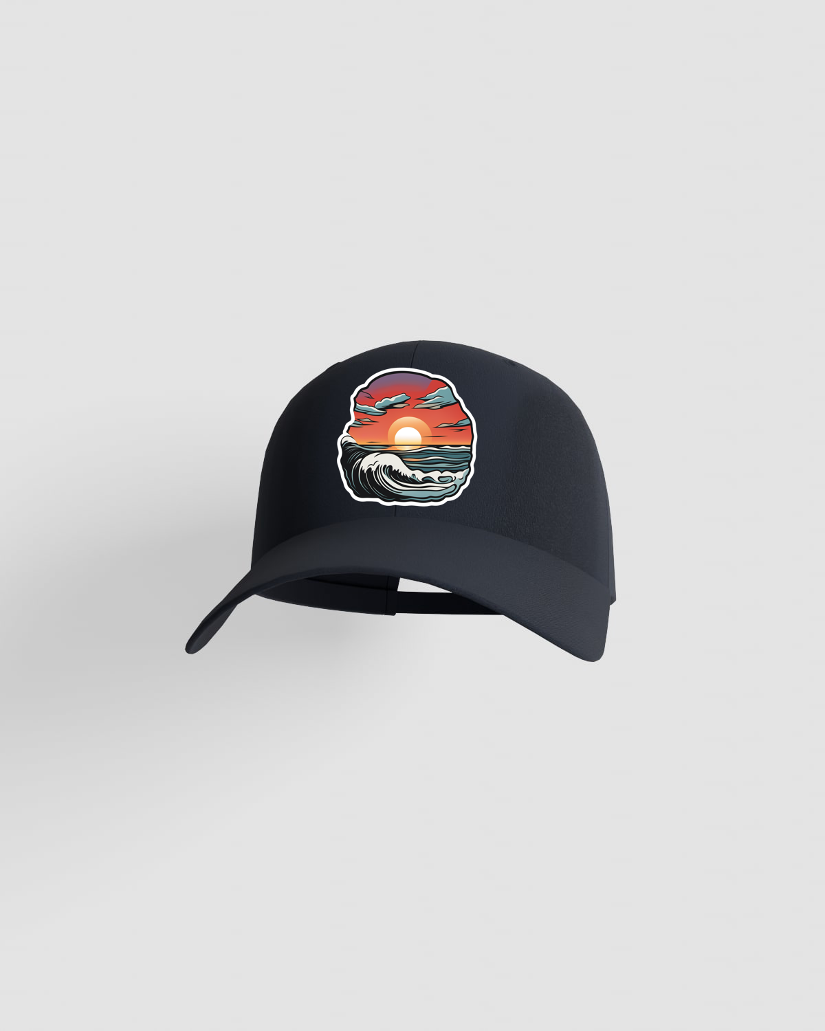 Navy Classic 5‑Panel Cap with Velcro Closure 59