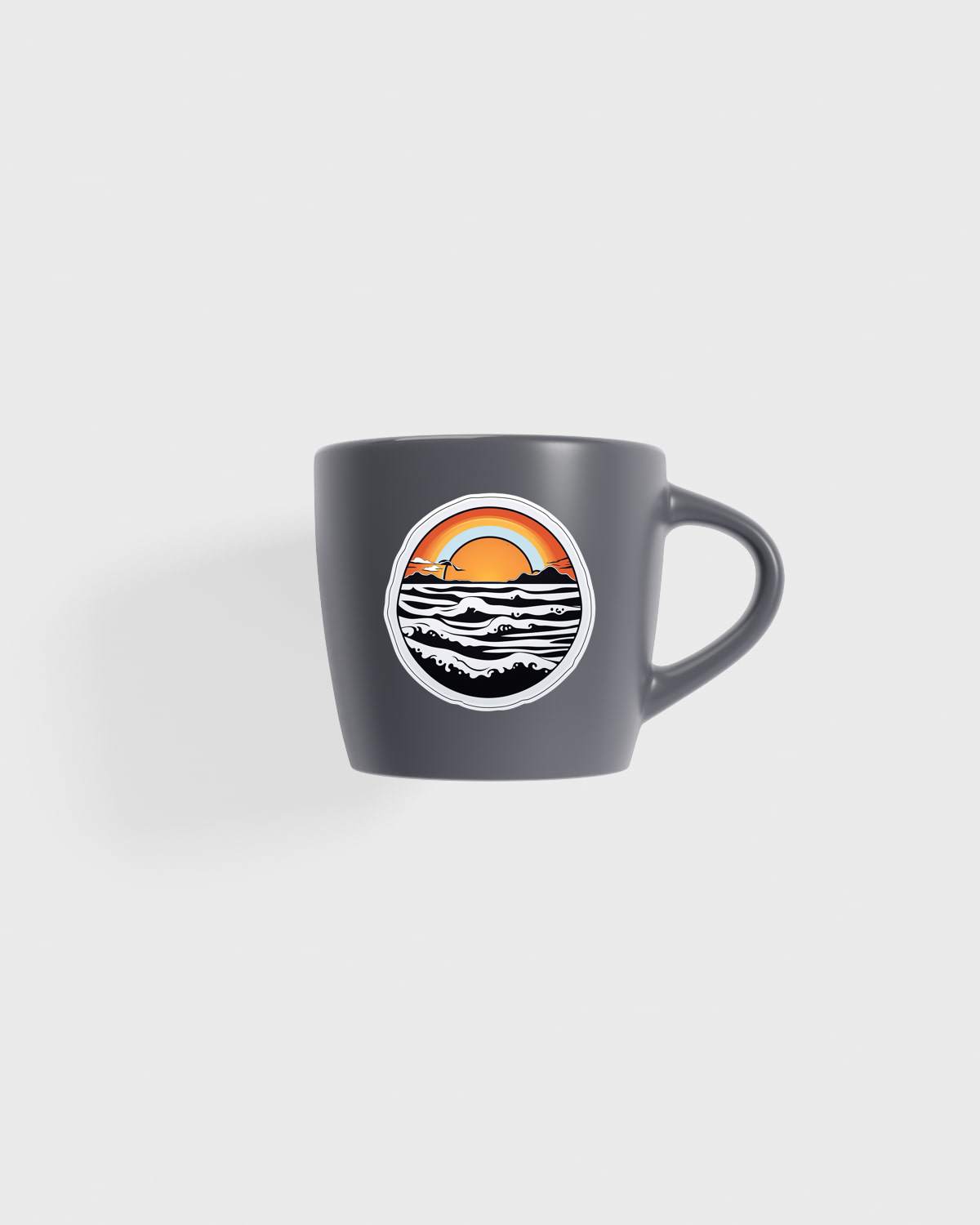 Matte Exterior Ceramic Mug with Glossy Interior 59