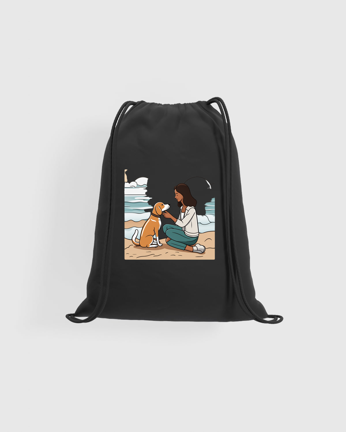 Lightweight Cotton Drawstring Bag Ideal for Custom Prints 59