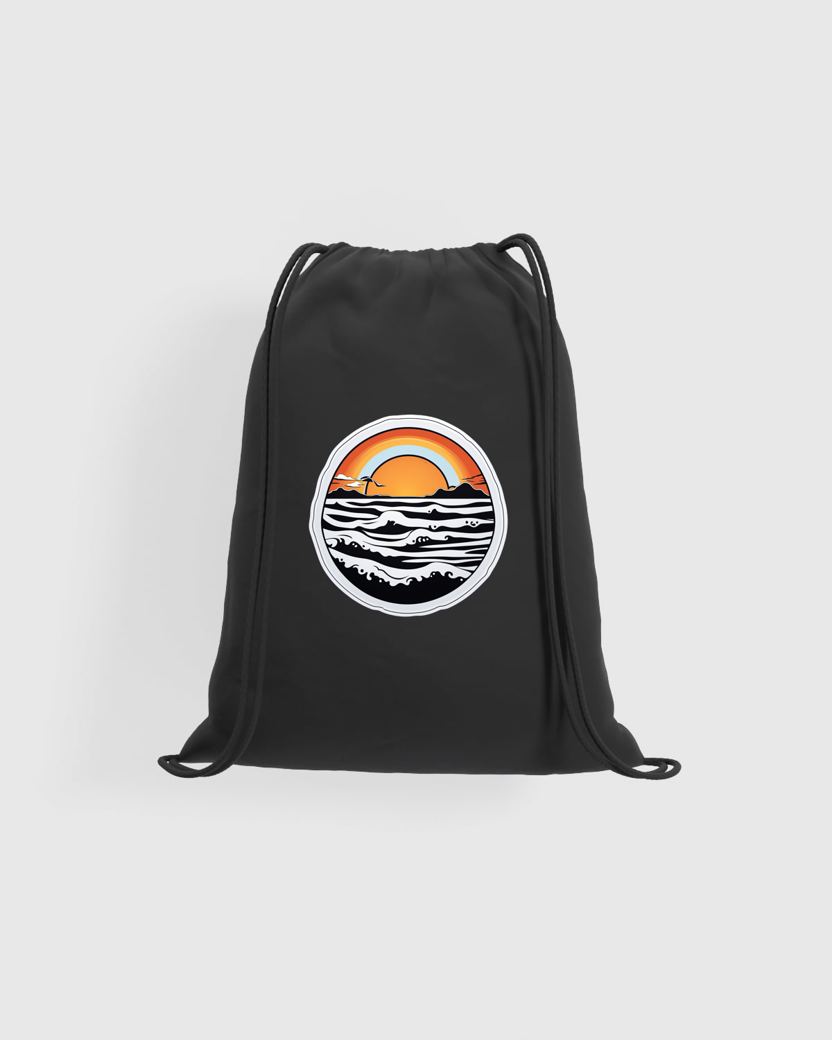 Customizable Drawstring Bag with Smooth Print Surface 59