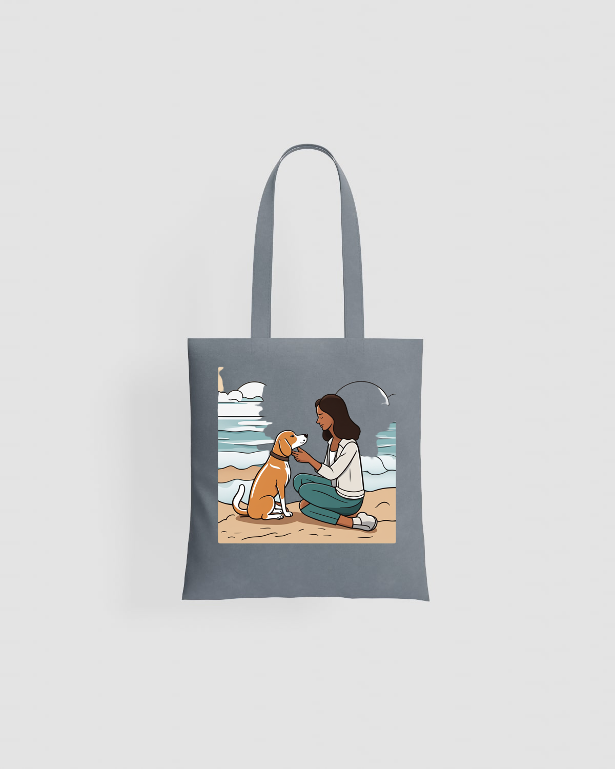 Durable Cotton Tote Bag with Smooth Print Surface 59