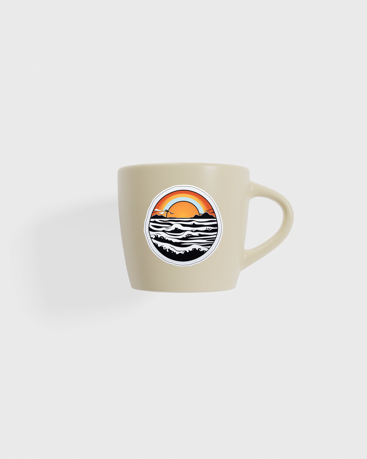 Custom Color Ceramic Mug with Matte Exterior and Glossy Interior 59