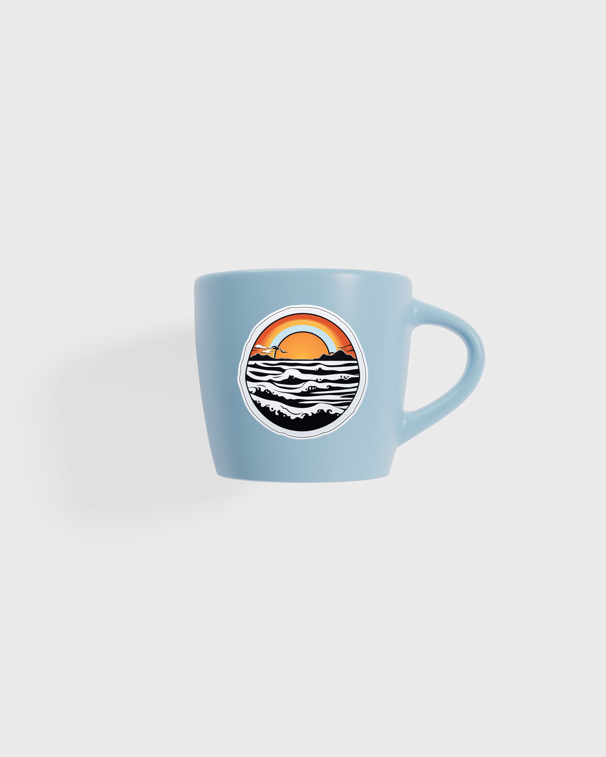 Matte Exterior Ceramic Mug with Glossy Interior 59