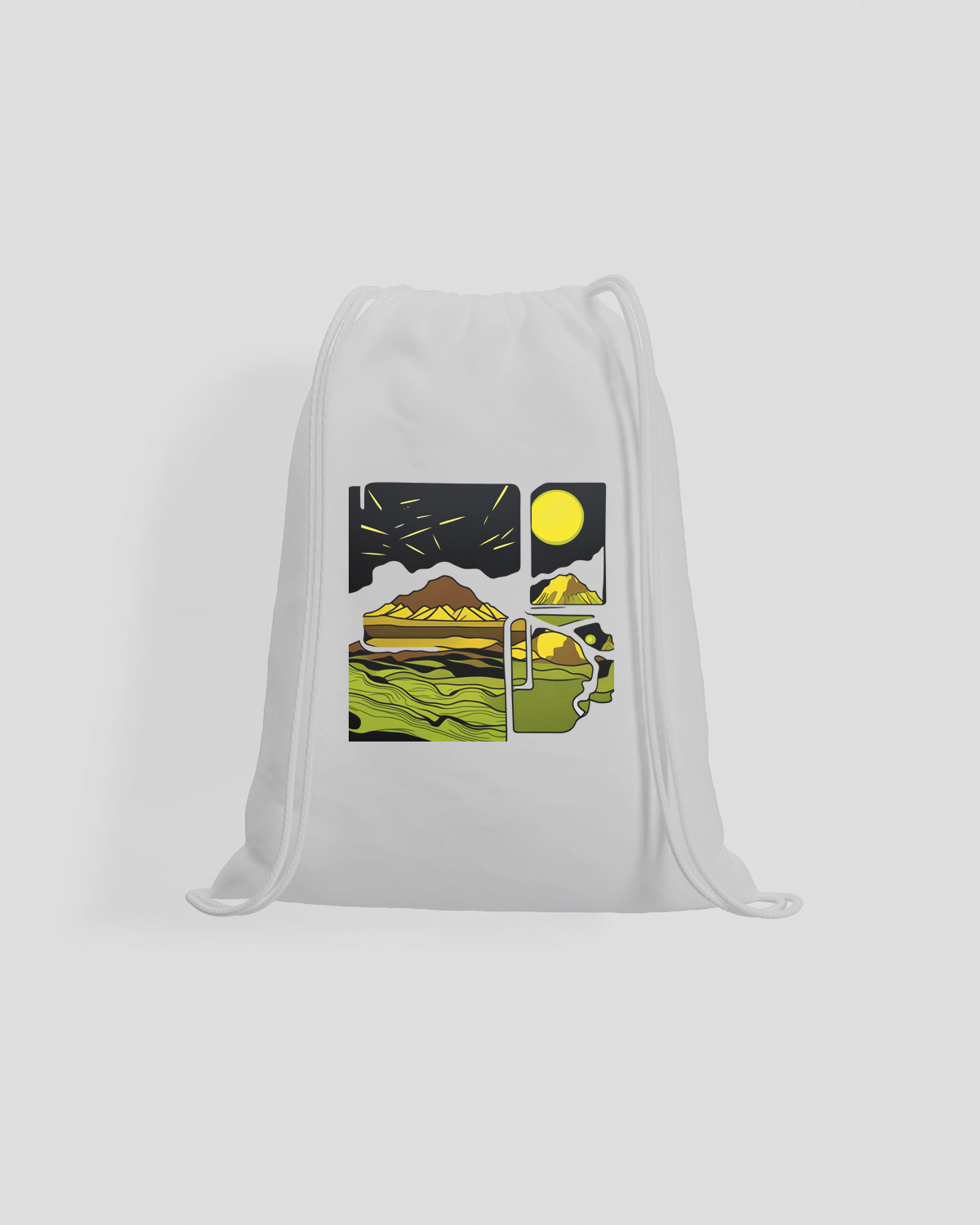 Custom Print‑Friendly Drawstring Bag – Lightweight Gym Tote 59
