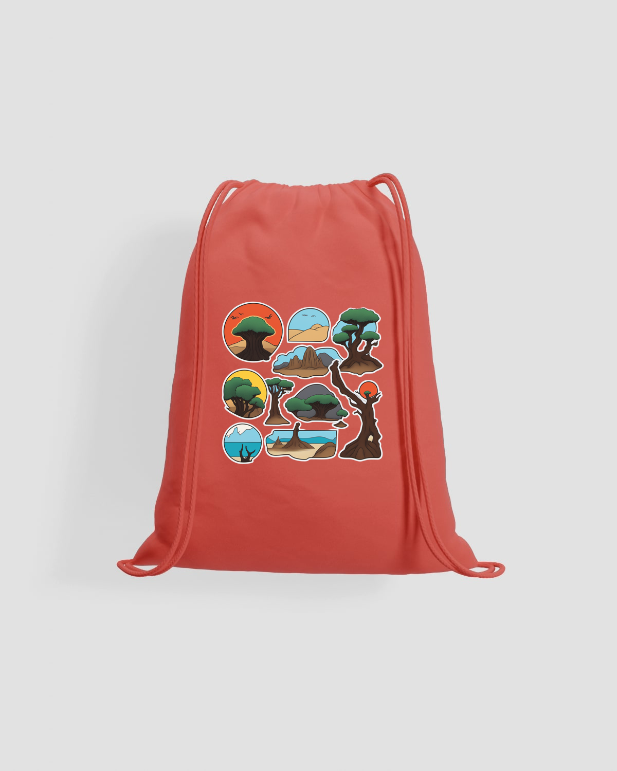 Customizable Drawstring Bag Lightweight Cotton Gym Companion 59