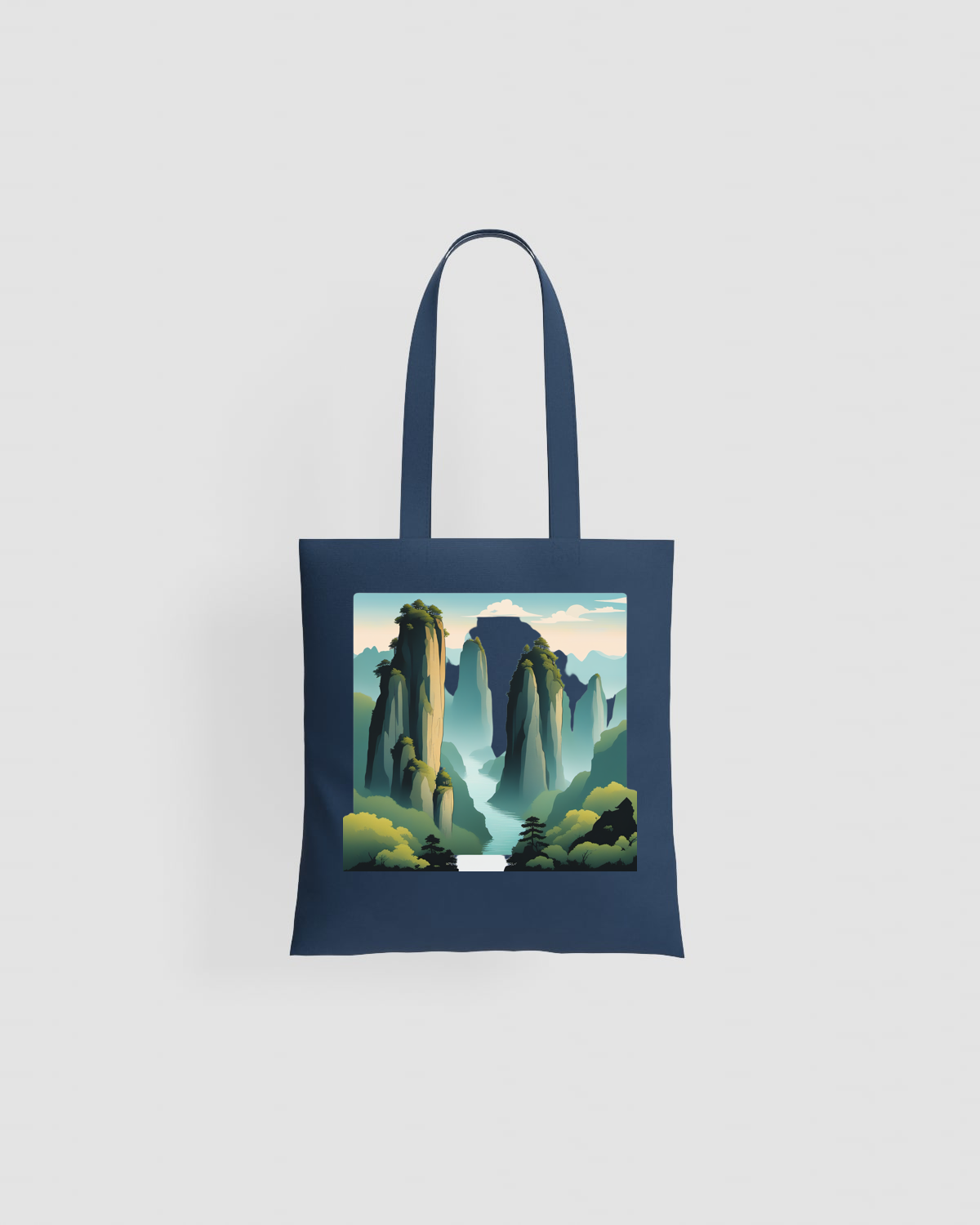 Smooth Surface Cotton Tote Bag with Long Handles 59