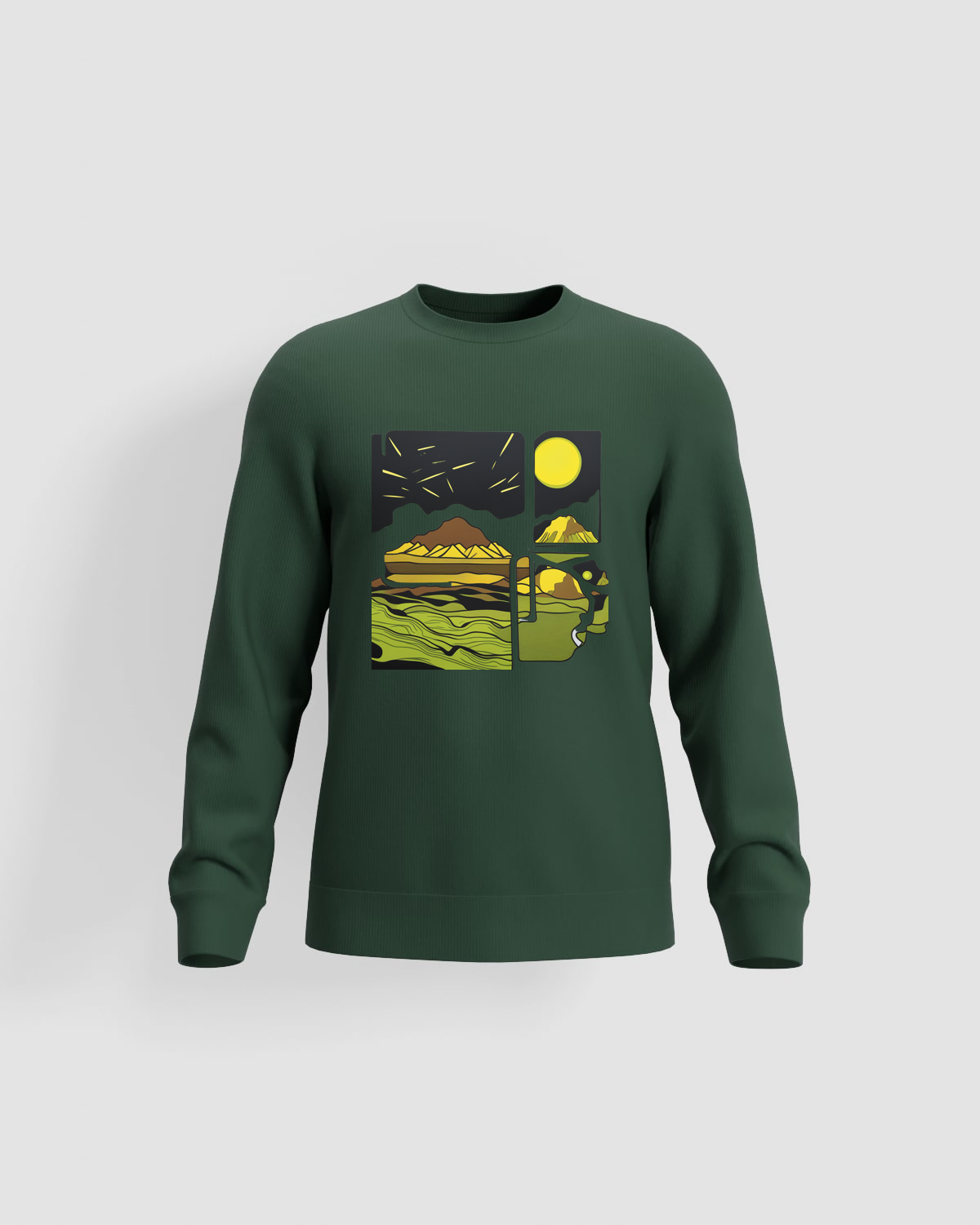 Green Organic Cotton Sweatshirt – Soft, Sustainable Comfort 59