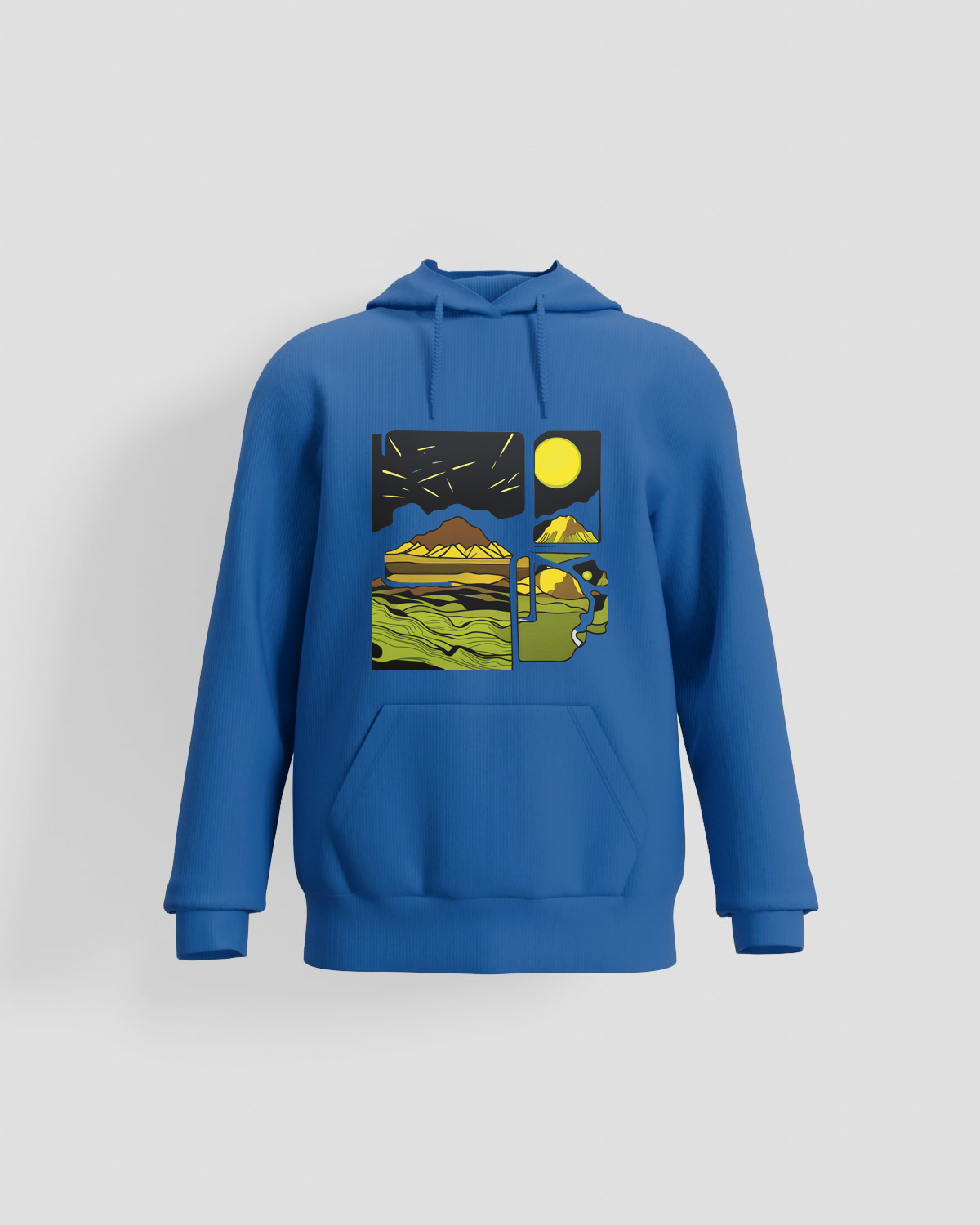 Blue Unisex Organic Cotton Sweatshirt – Soft, Eco‑Friendly Comfort 59