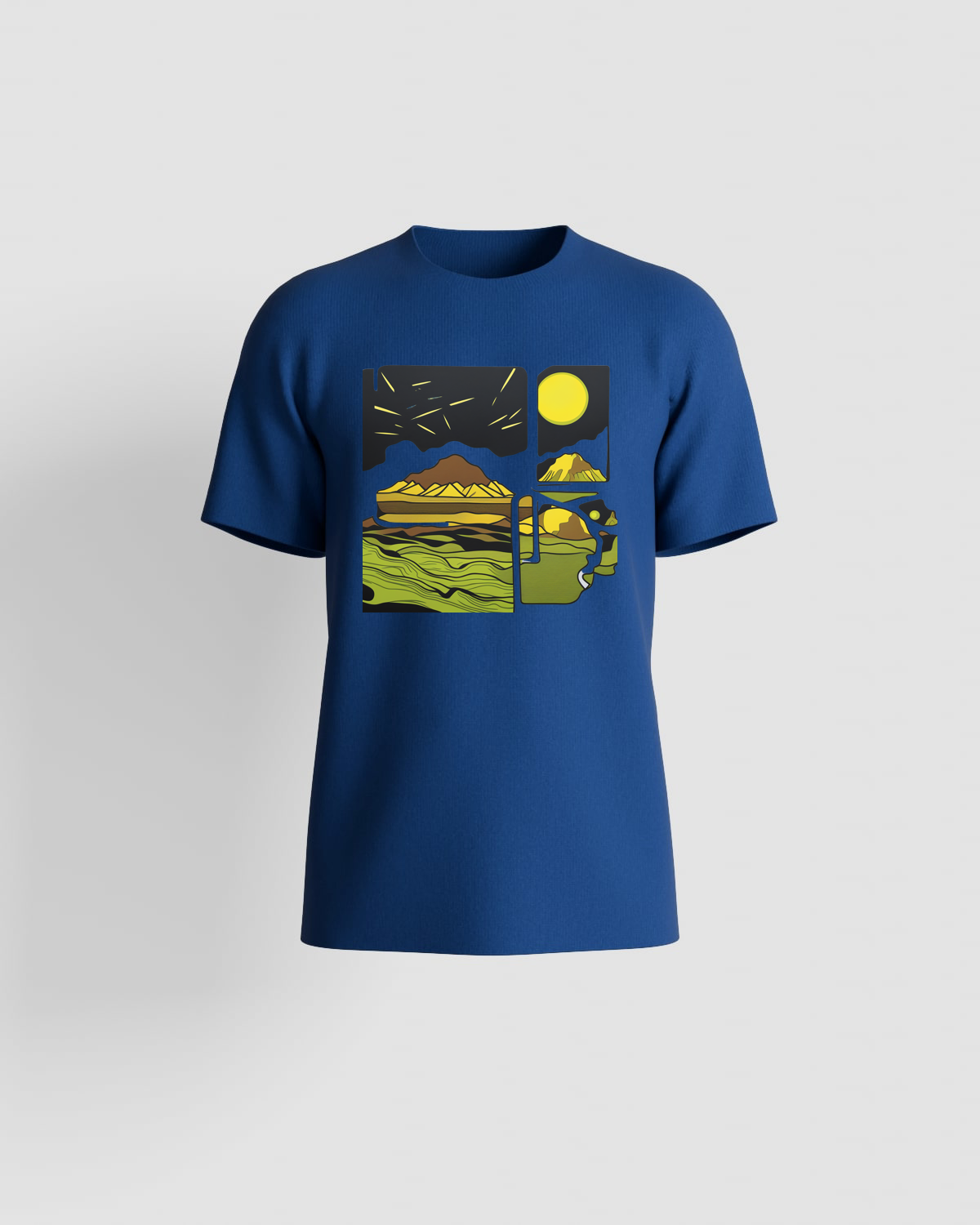 Blue Organic Cotton T‑Shirt Modern Fit 59