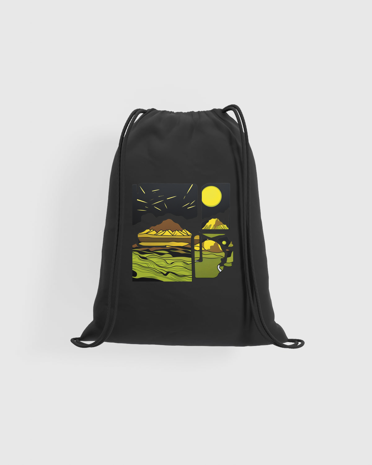 Customizable Lightweight Drawstring Bag – Smooth Print Surface 59