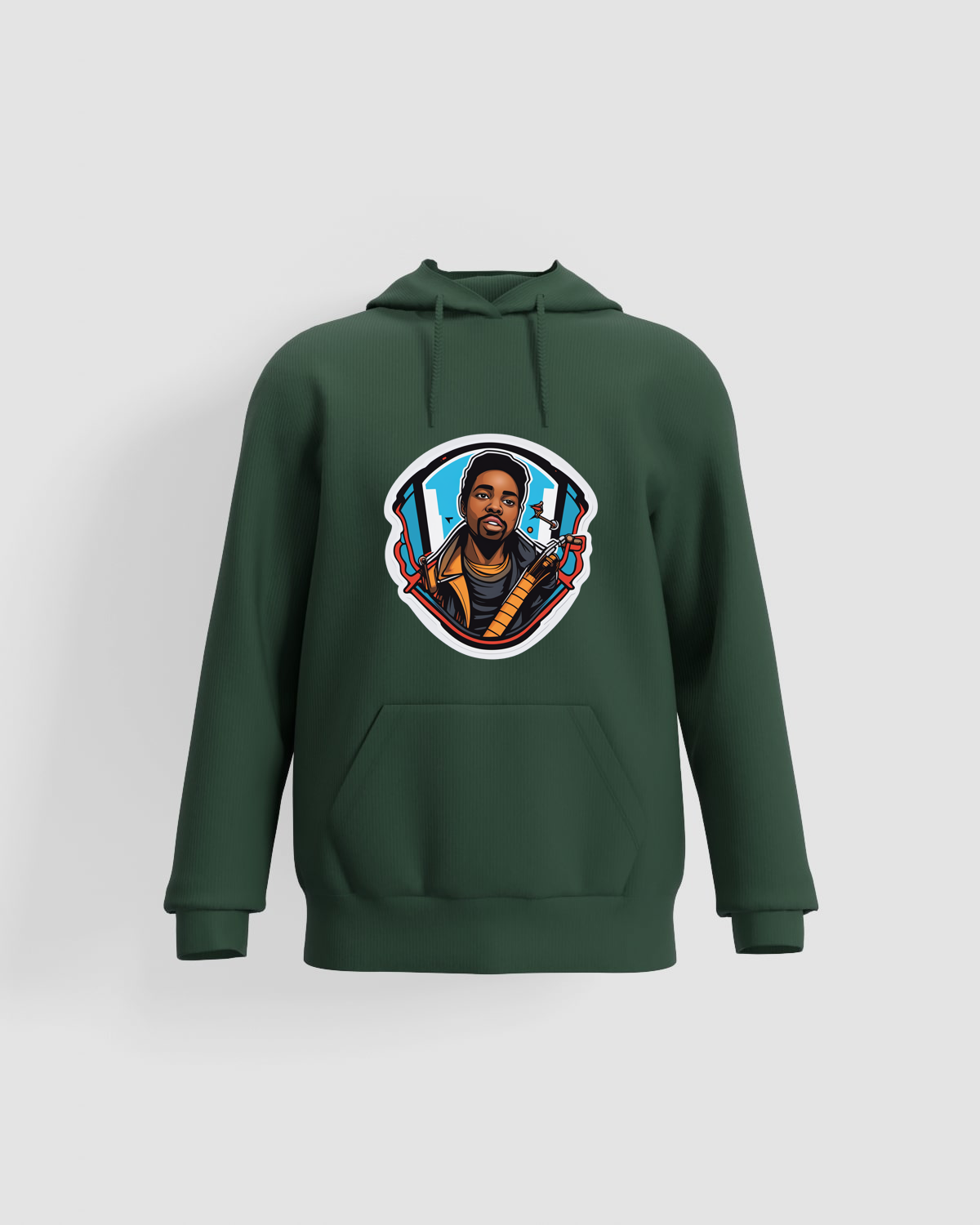 Green Unisex Sweatshirt – Smooth Print Surface 59