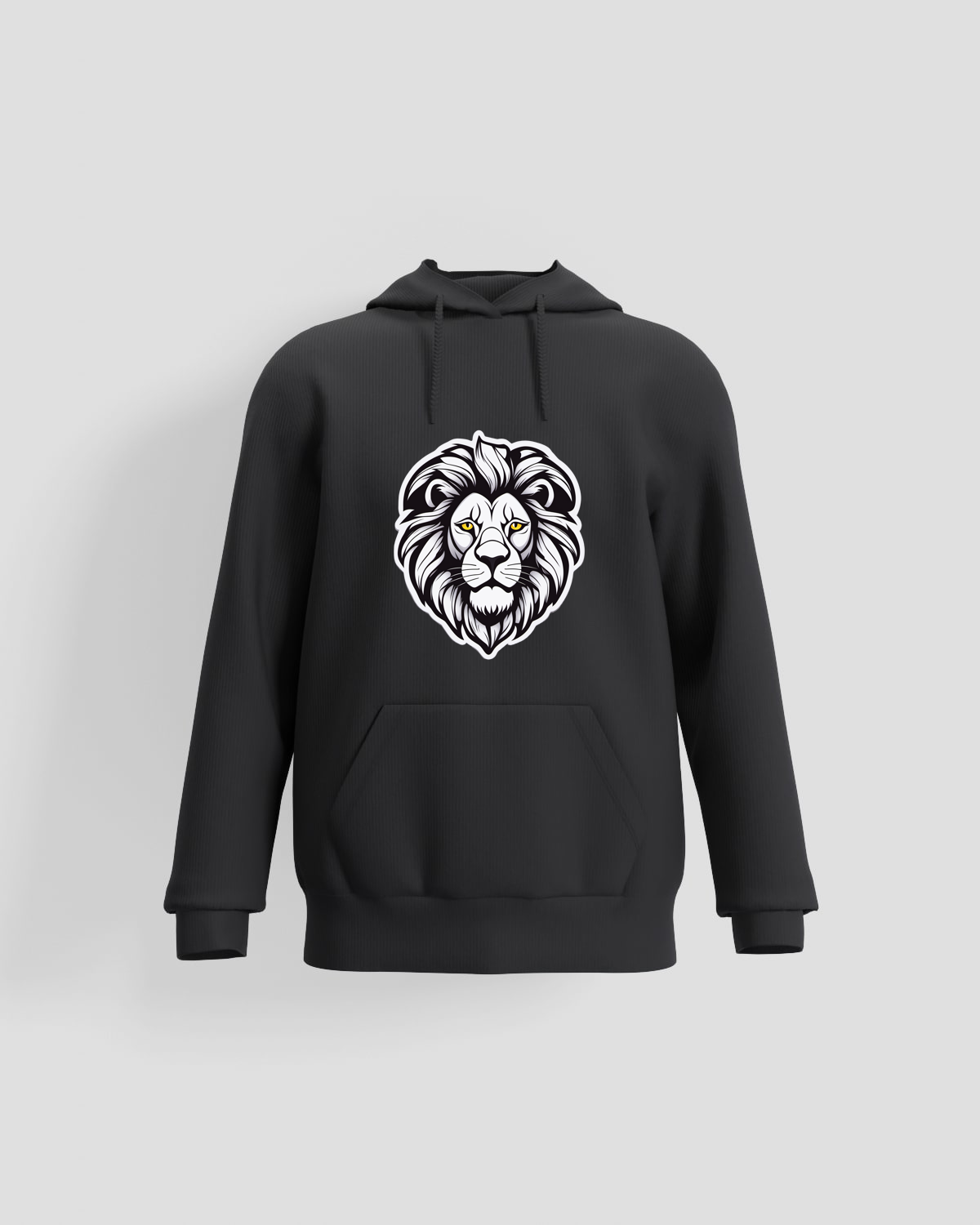 Black Unisex Sweatshirt Premium Organic Cotton Comfort 59