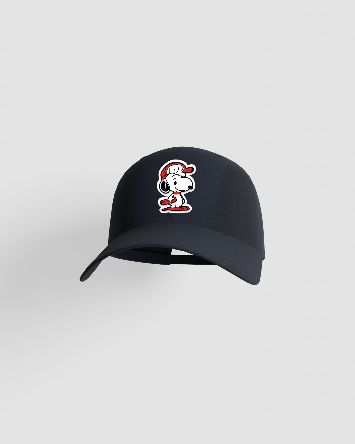 Navy 5‑Panel Cotton Cap with Velcro Closure 59