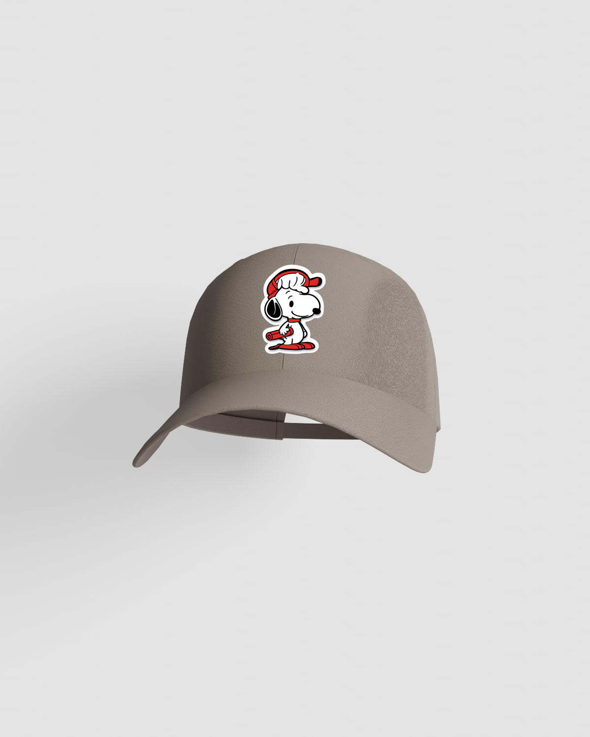 Classic Khaki Cotton Cap with Adjustable Velcro 59