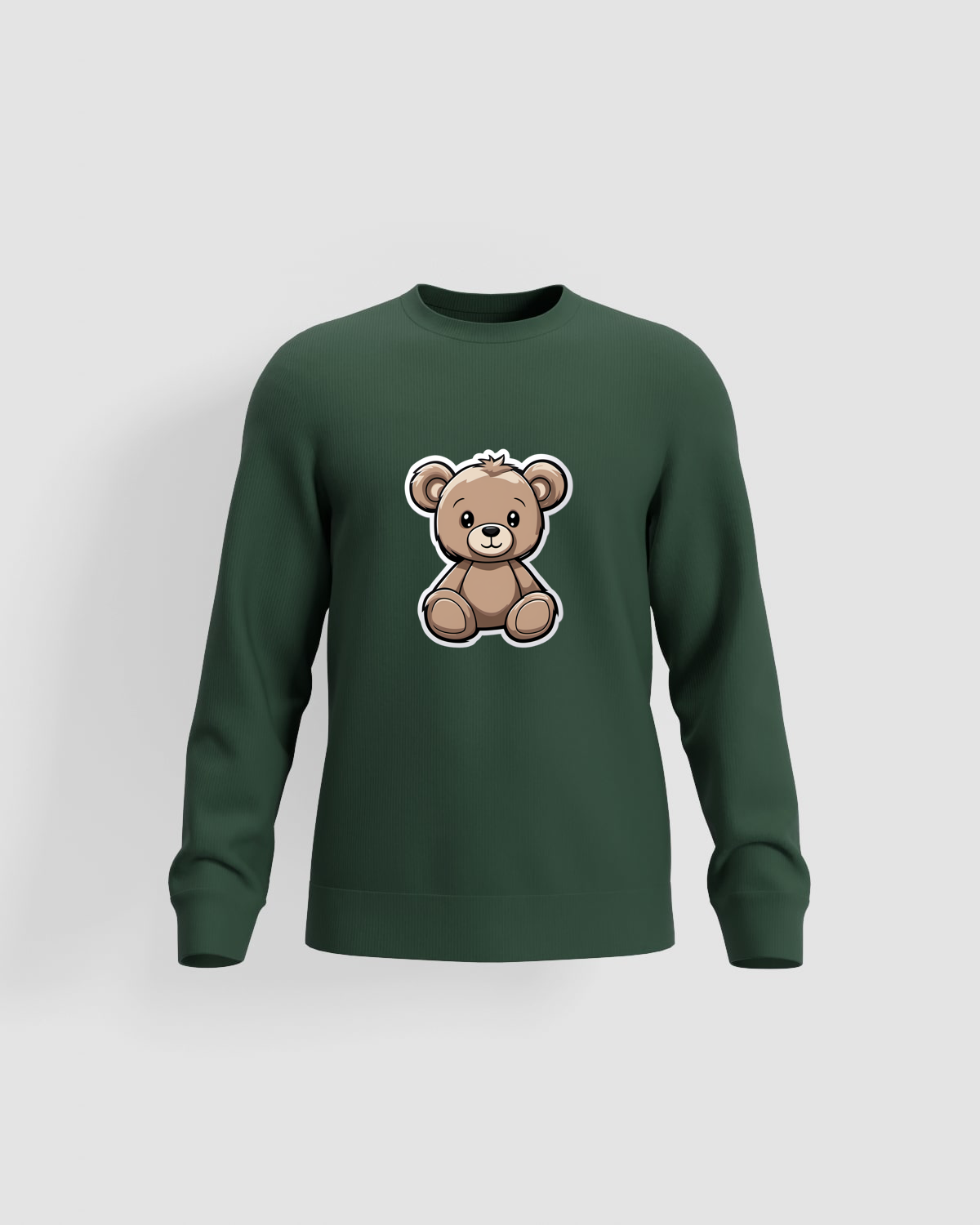 Green Brushed Sweatshirt – 100% Organic Cotton Comfort 59