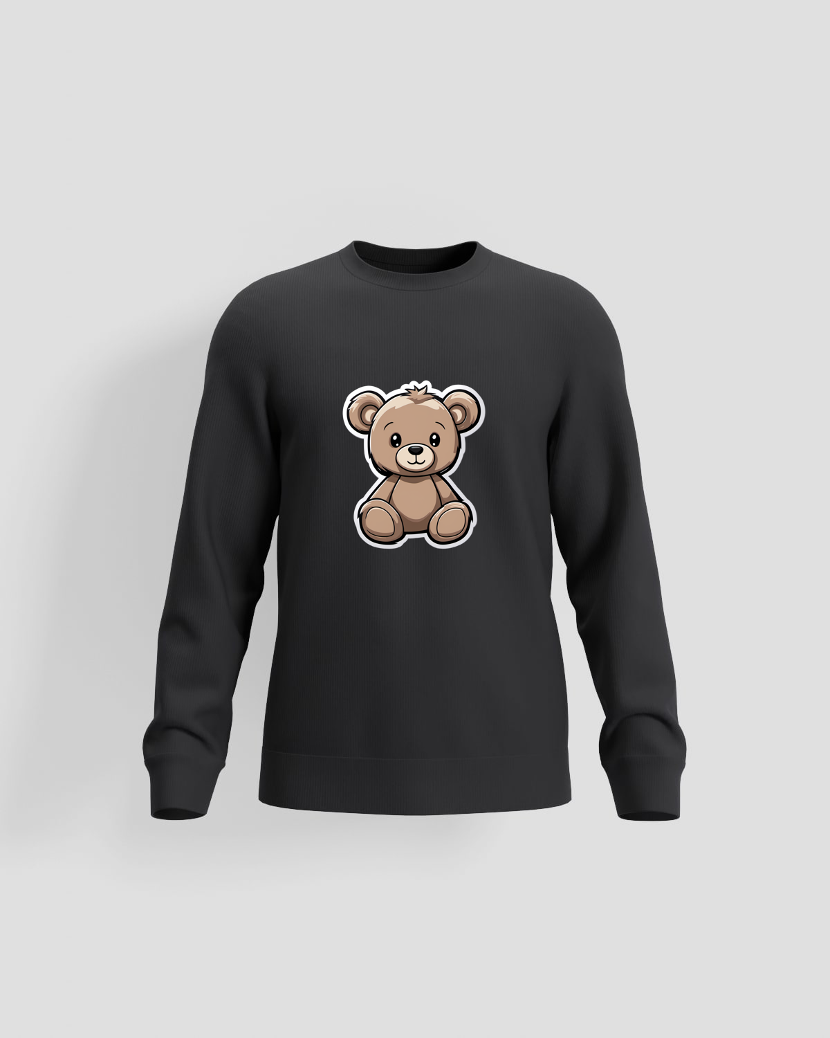 Black Unisex 100% Cotton Sweatshirt – Ideal for Custom Prints 59