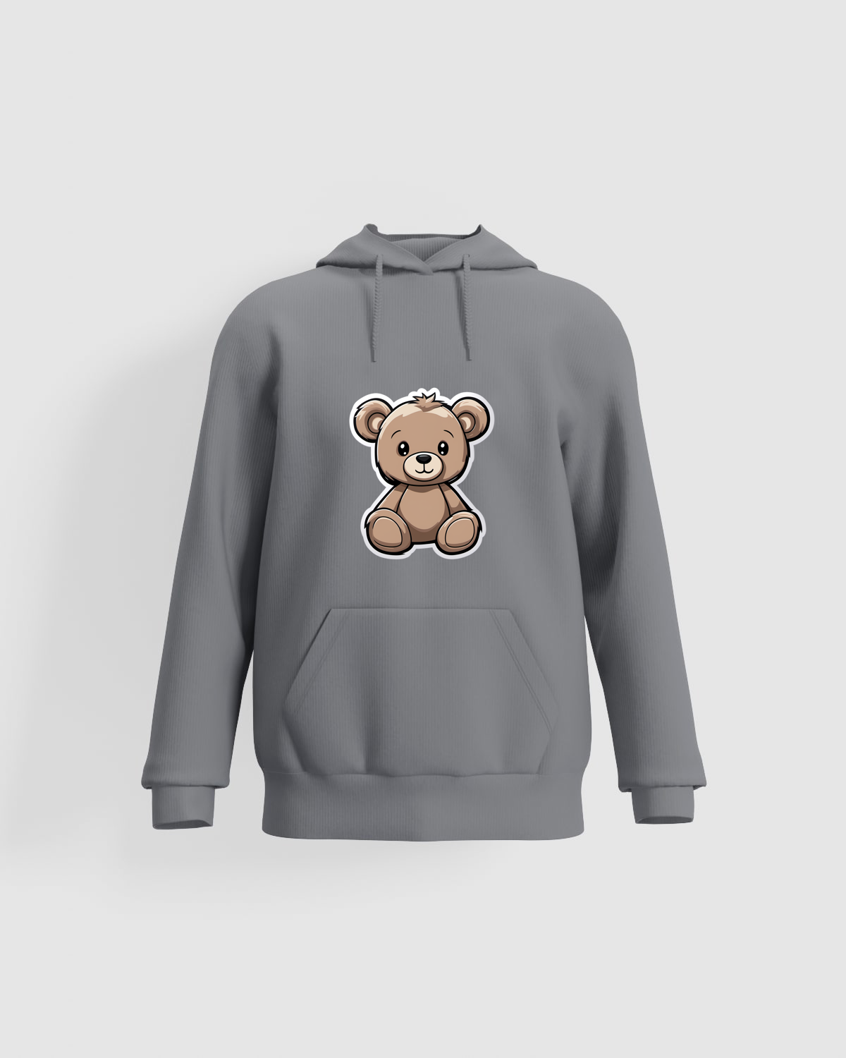 Grey Unisex Sweatshirt with Classic Crew Neck 59