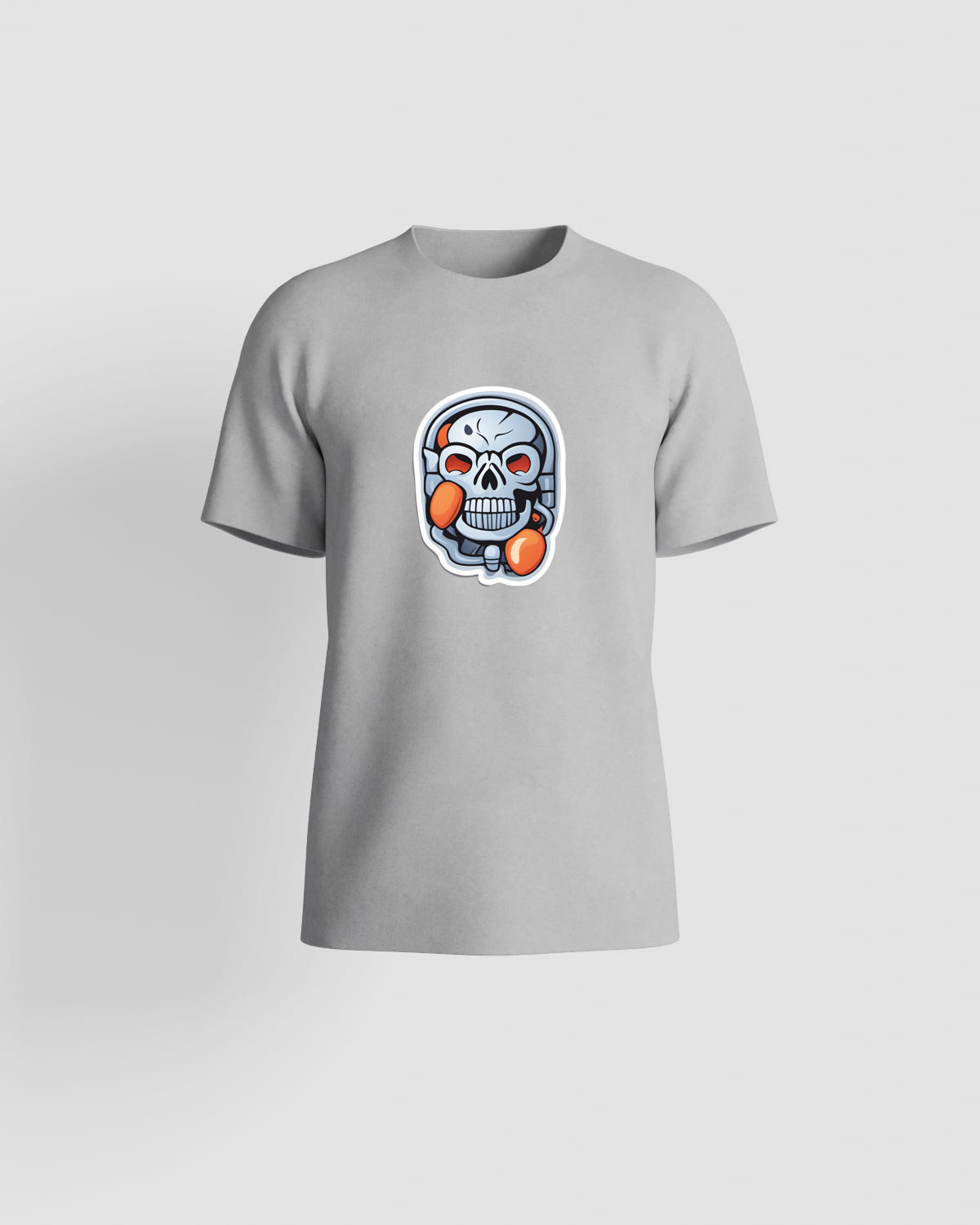 Grey Modern Fit Genderless Soft Organic Cotton T-Shirt 59