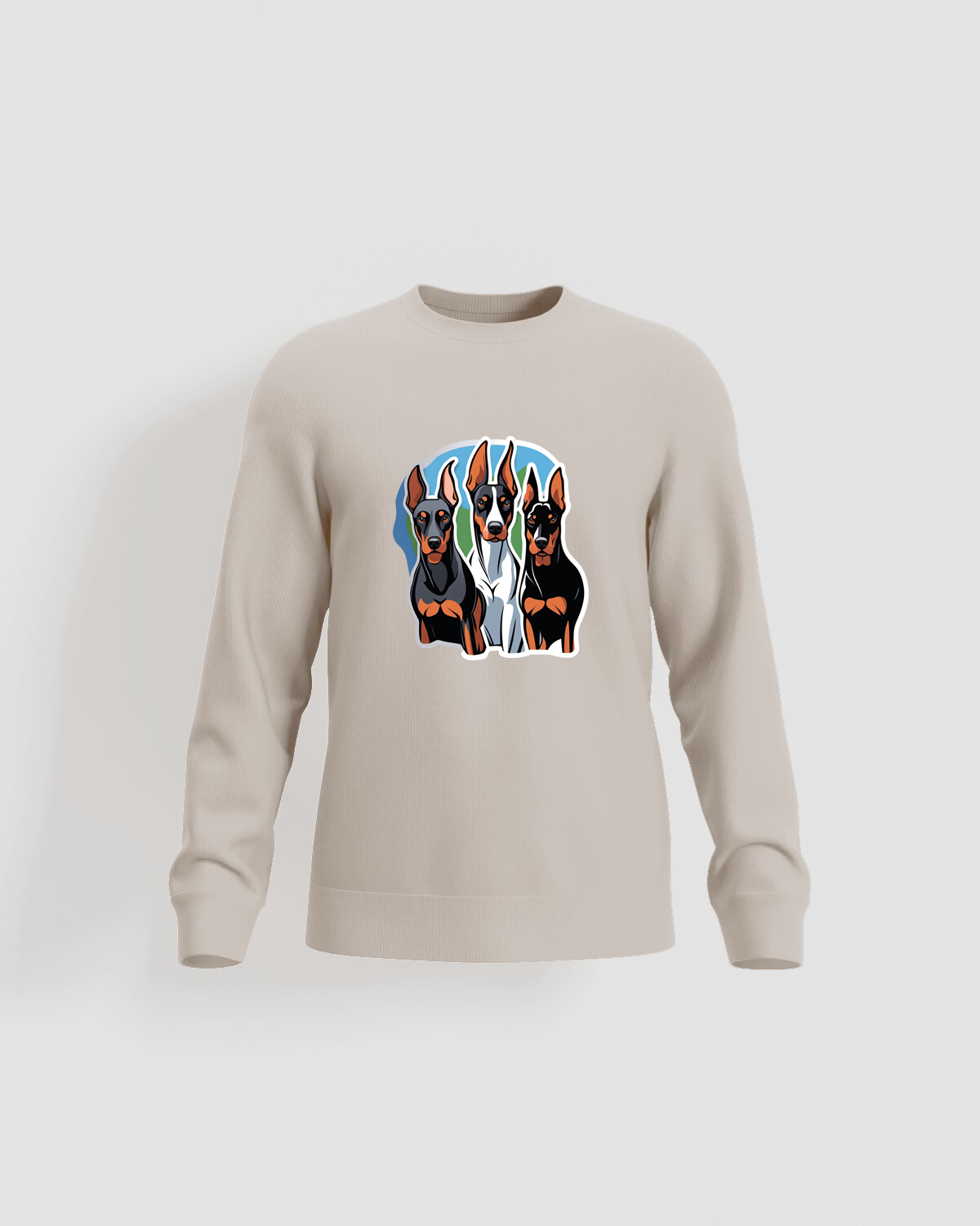 Cream Unisex Sweatshirt – Soft Organic Cotton Comfort 59