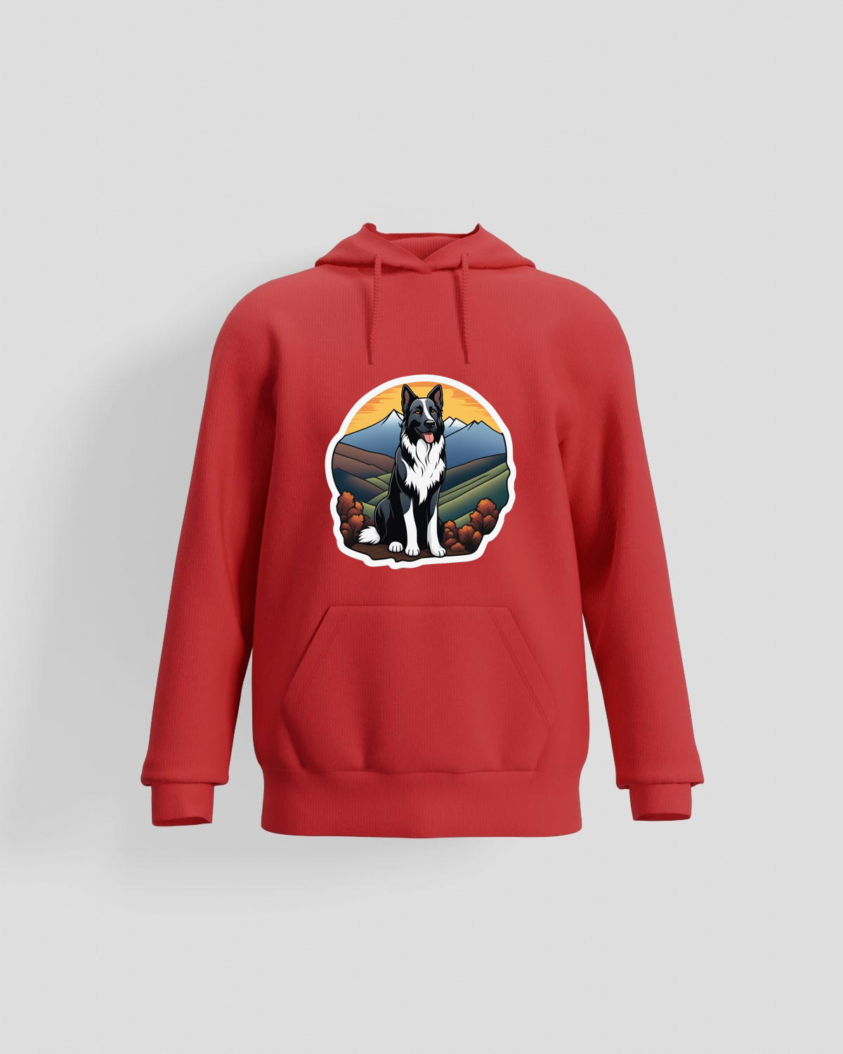 Red Unisex Sweatshirt – Soft 100% Cotton Comfort 59