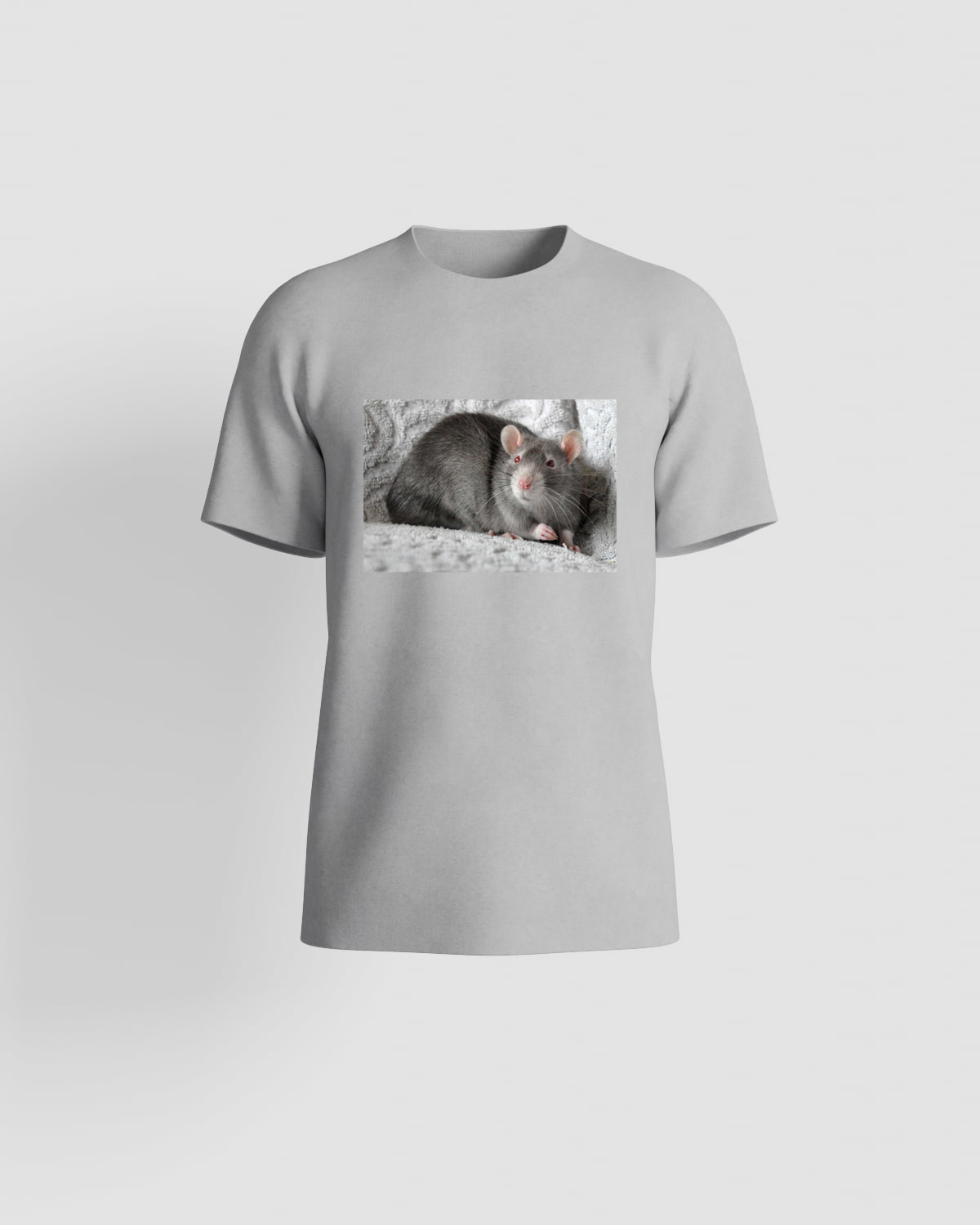 Grey Short Sleeve Crew Neck T‑Shirt – Organic Cotton 59