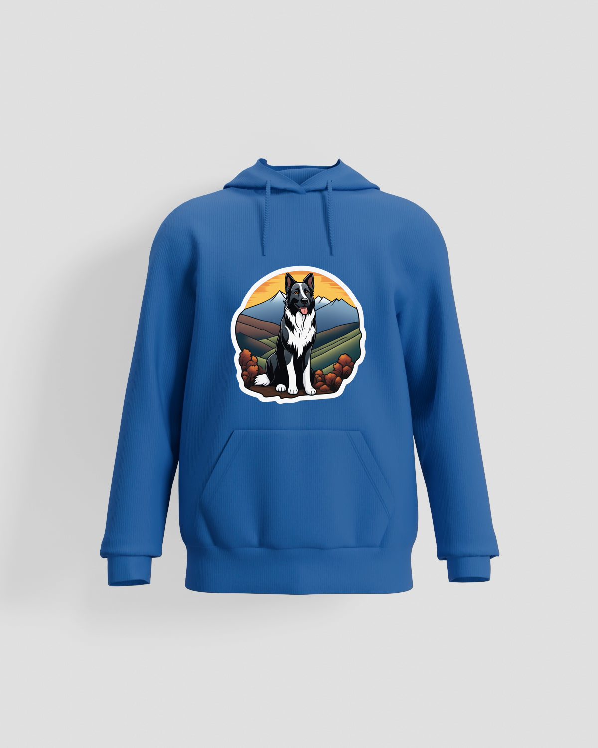 Blue Unisex 100% Cotton Sweatshirt – Soft, Durable Comfort 59